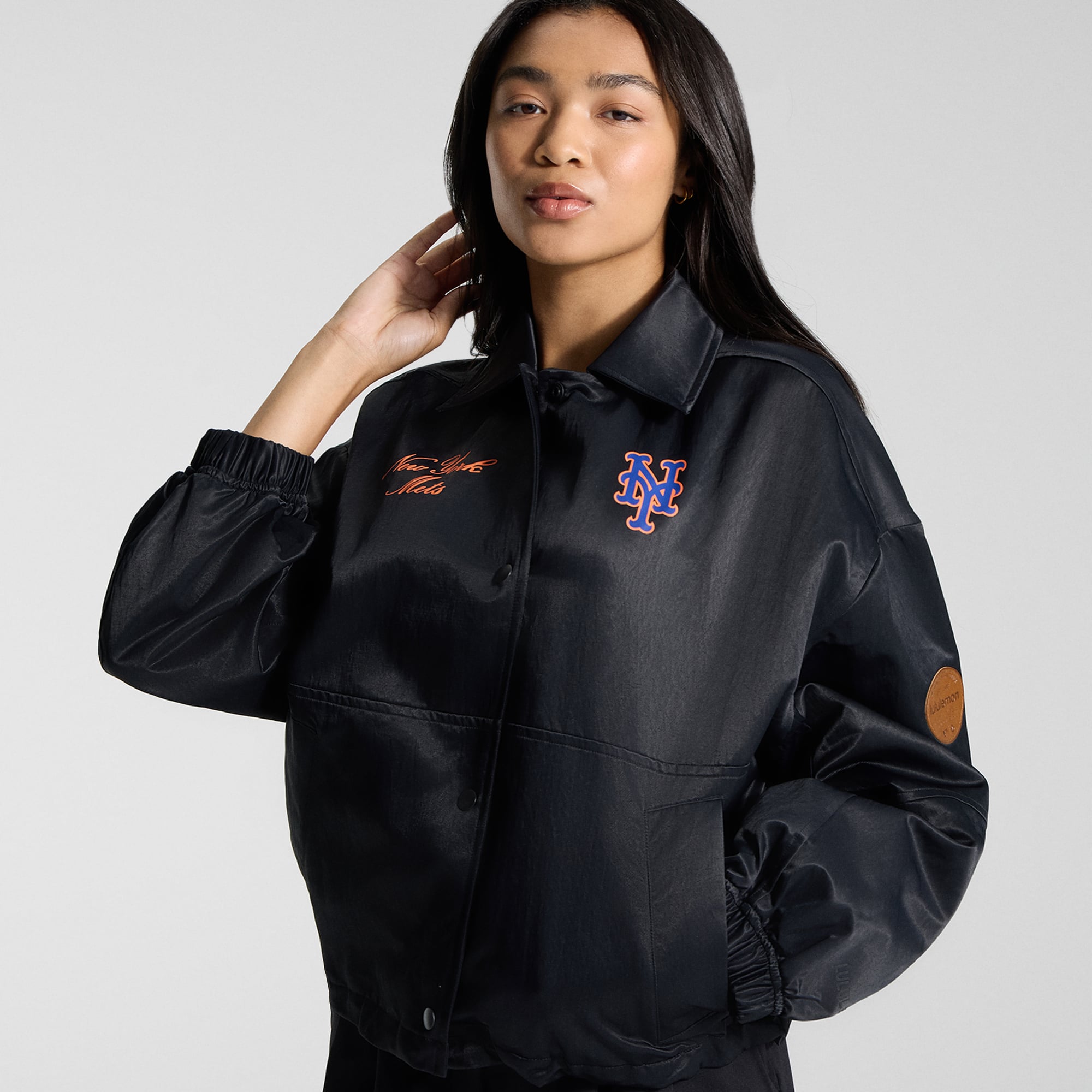 Women's lululemon Black New York Mets Coaches Jacket