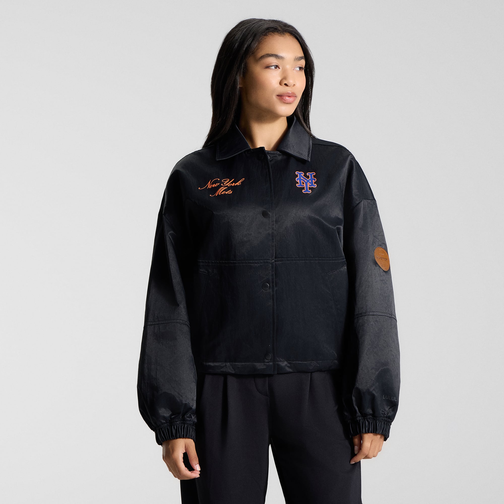 Women's lululemon Black New York Mets Coaches Jacket