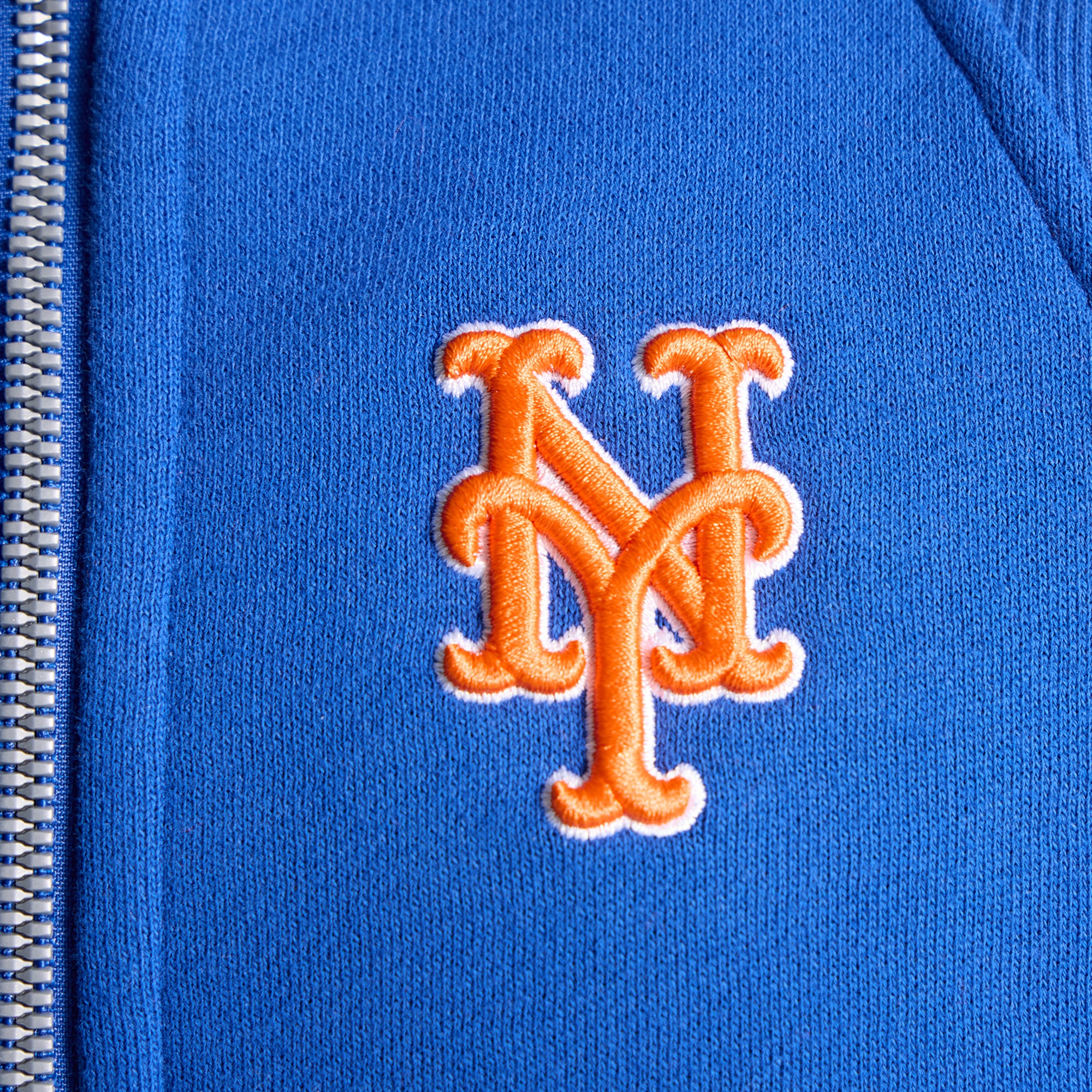 Sweat à capuche zippé oversize bleu cyber New York Mets de lululemon pour femme