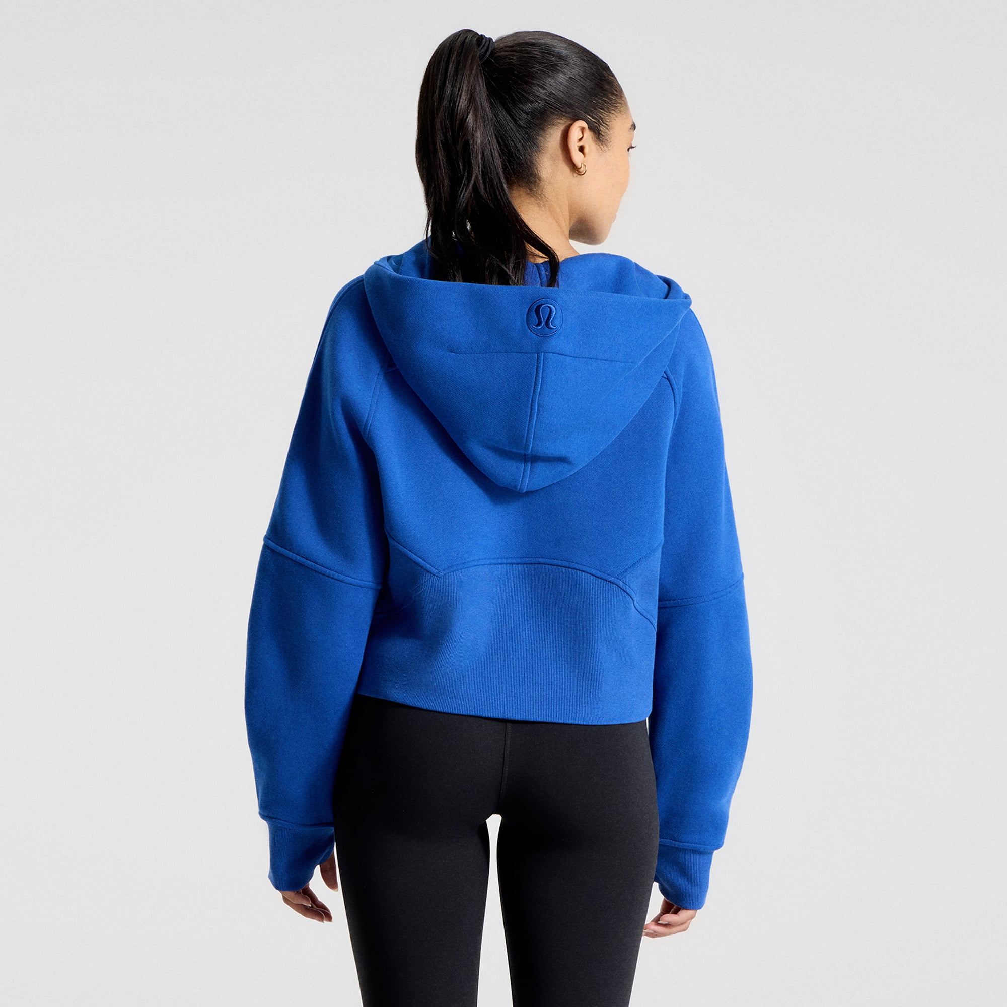 Sweat à capuche zippé oversize bleu cyber New York Mets de lululemon pour femme