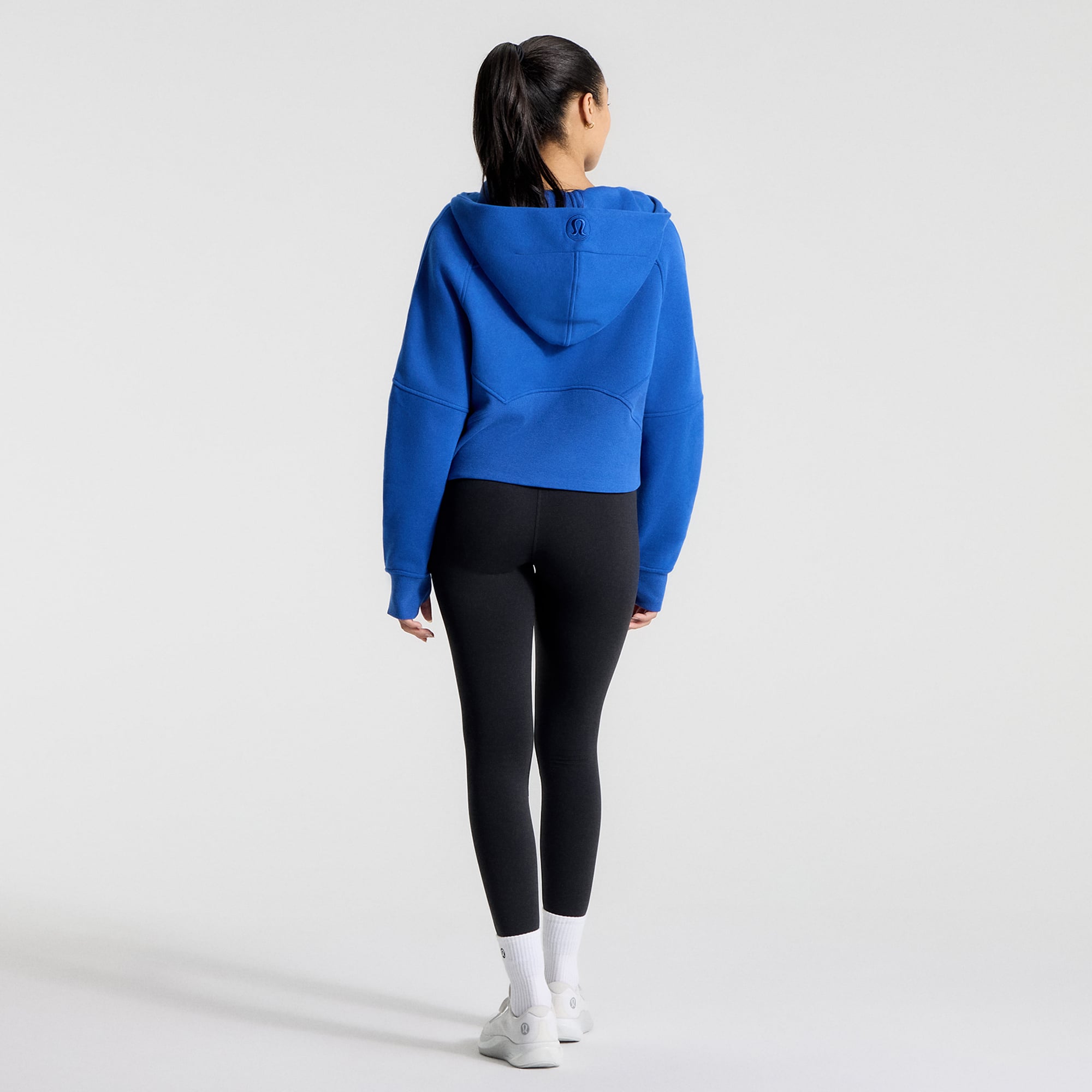 Sweat à capuche zippé oversize bleu cyber New York Mets de lululemon pour femme