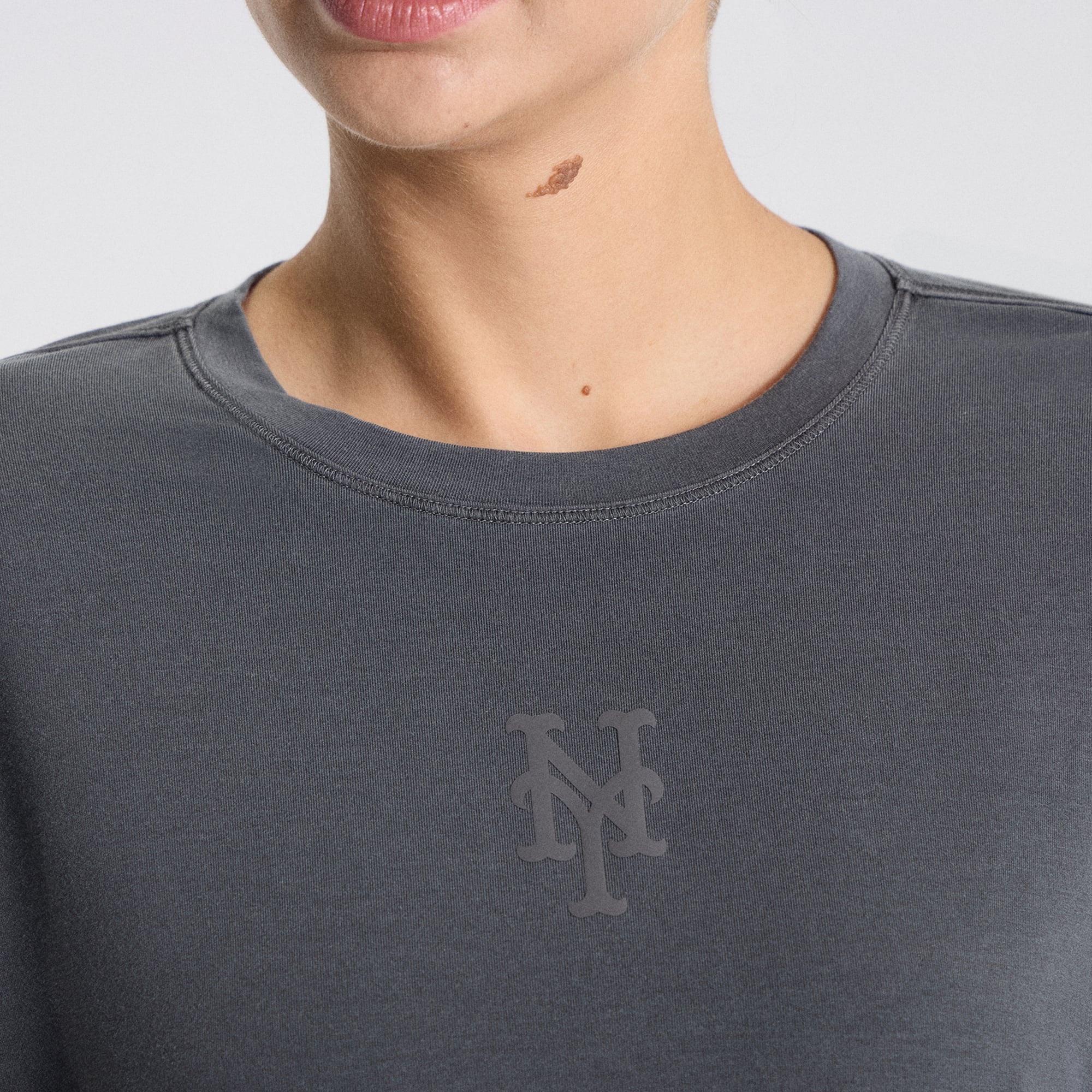 T-shirt à manches longues EasySet Relaxed-Fit gris New York Mets de lululemon pour femme