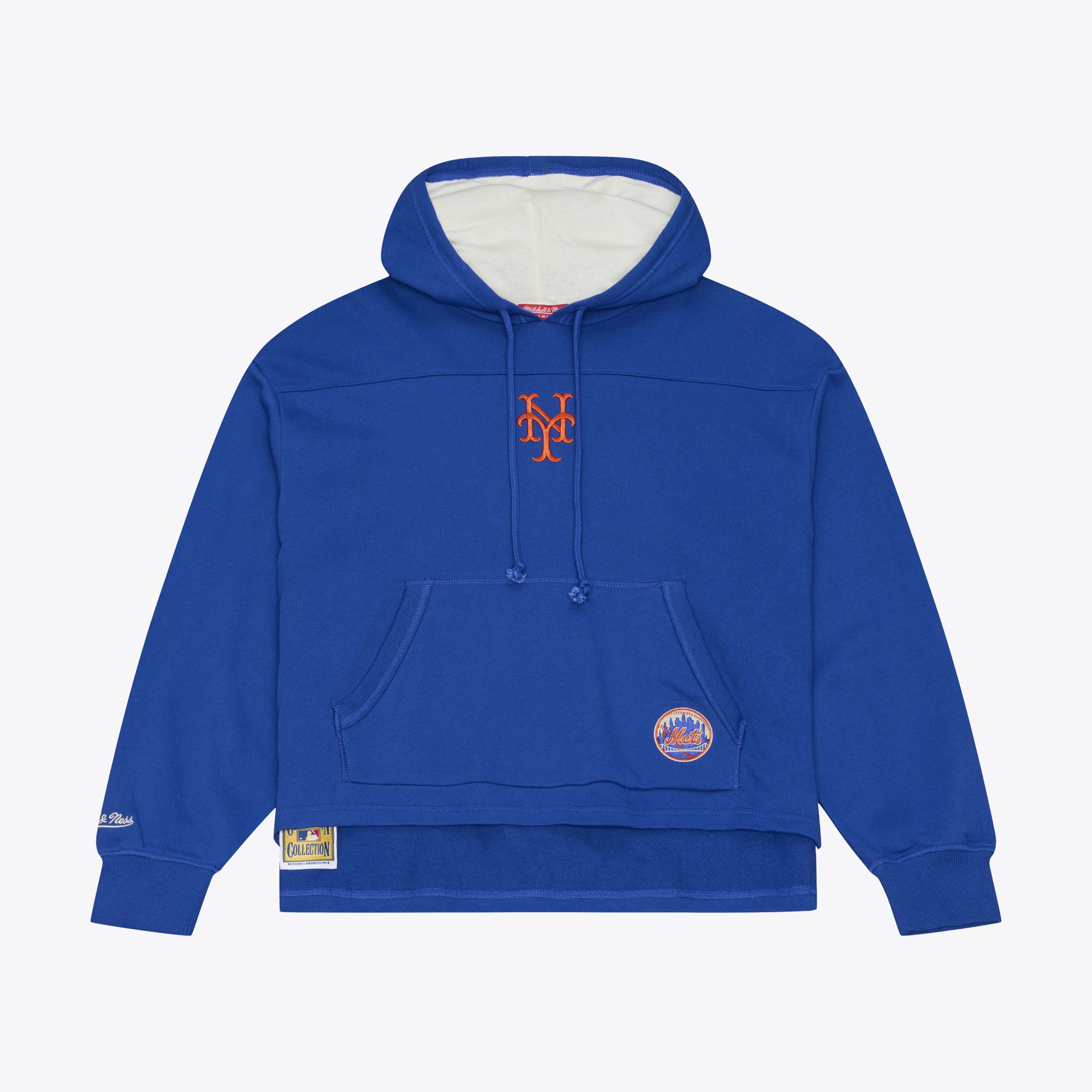 Sweat à capuche Mitchell & Ness Royal New York Mets Cooperstown Collection Retro Roots pour femme
