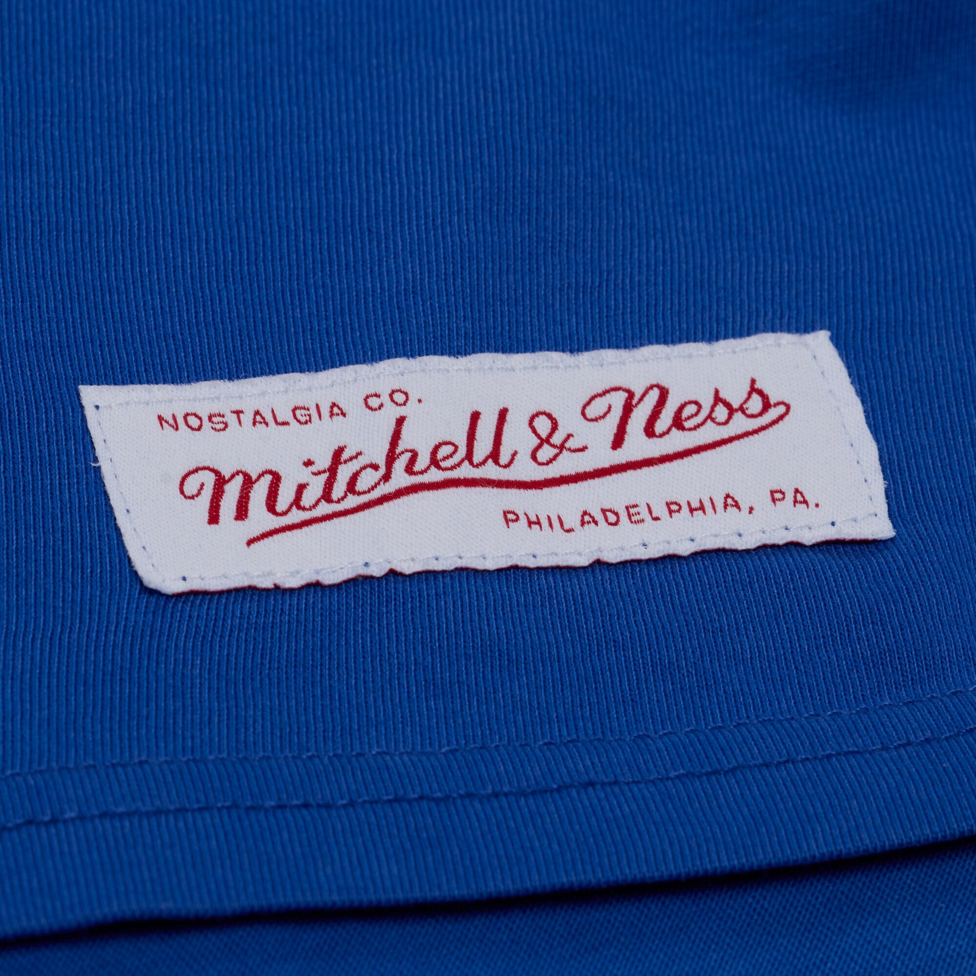T-shirt court à manches carrées Mitchell & Ness Royal New York Mets pour femmes