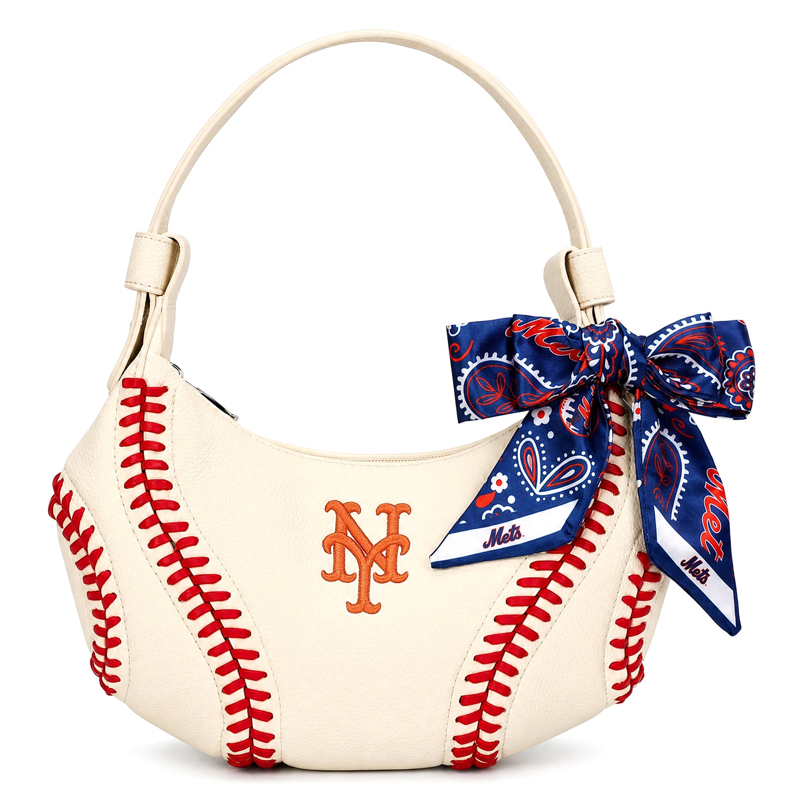 Bandana pour femme Montana West Royal New York Mets, sac et écharpe