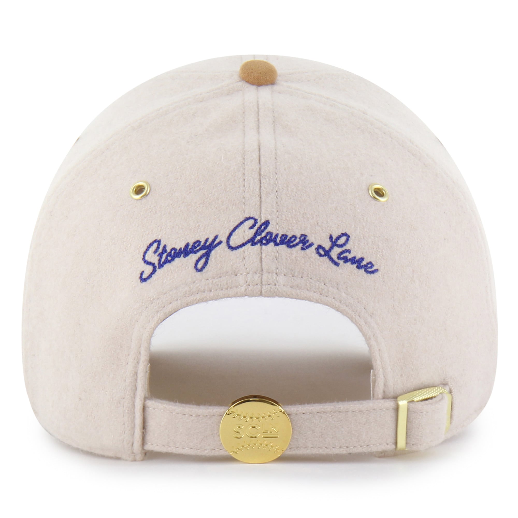 Women's Stoney Clover Lane x '47 Natural New York Mets Script Charm Clean Up Adjustable Hat