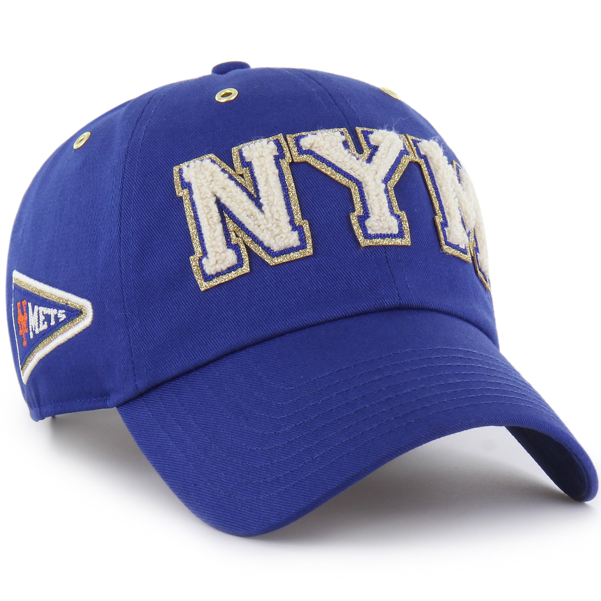 Women's Stoney Clover Lane x '47 Royal New York Mets Acro Charm Clean Up Adjustable Hat