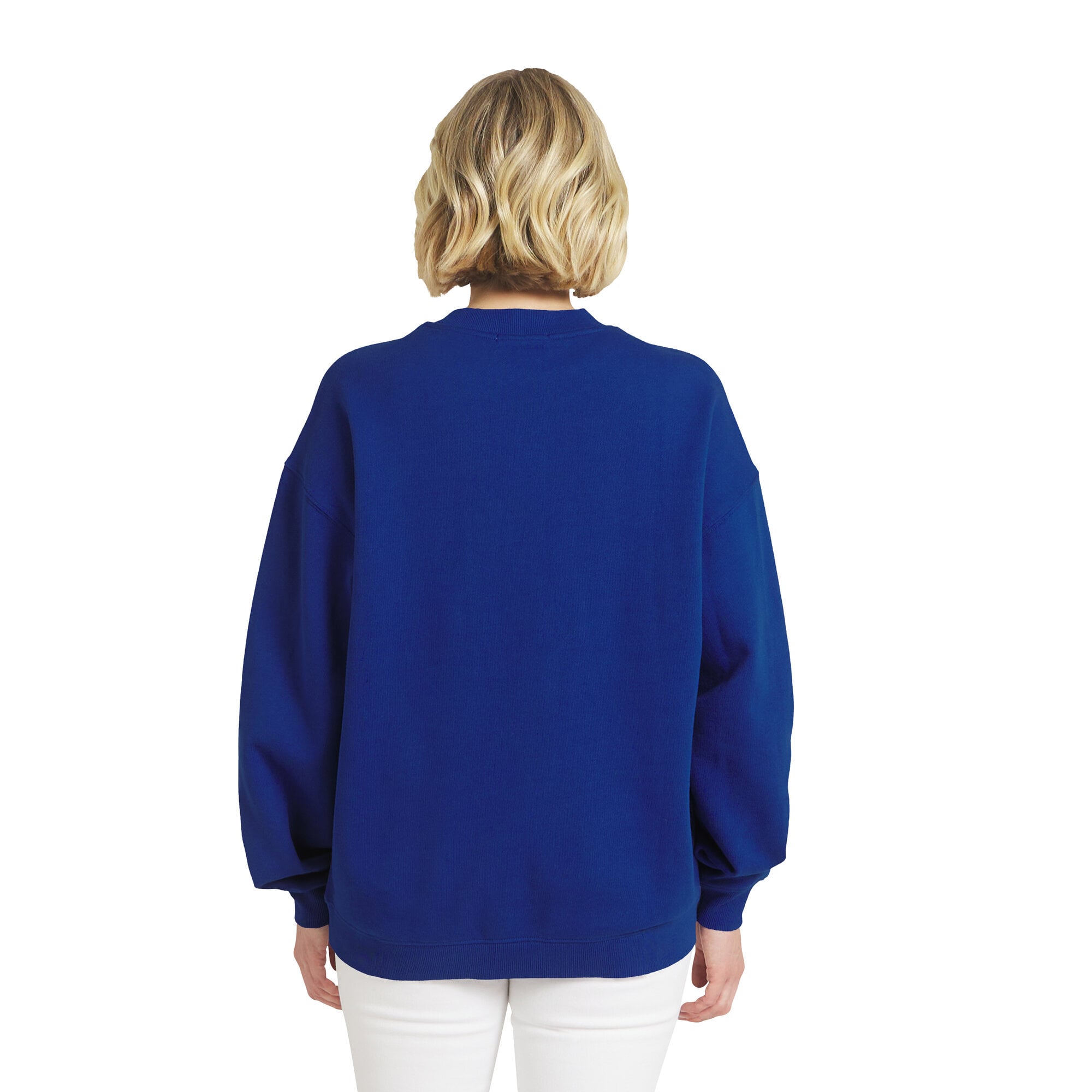 Sweat-shirt oversize en polaire des Mets de New York, collection femme WEAR by Erin Andrews.
