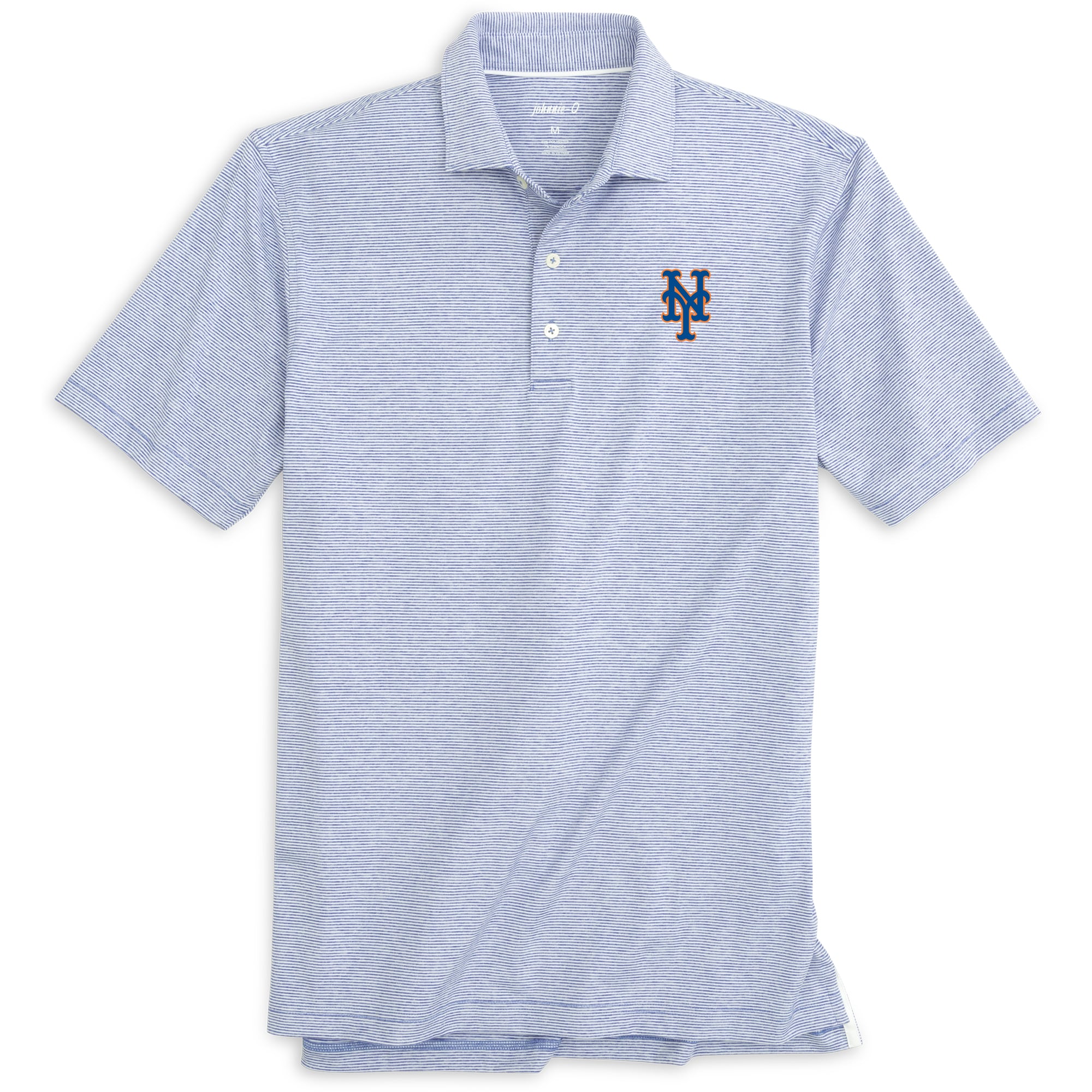 Polo de performance rayé Johnnie-O Royal New York Mets Lyndon pour jeunes