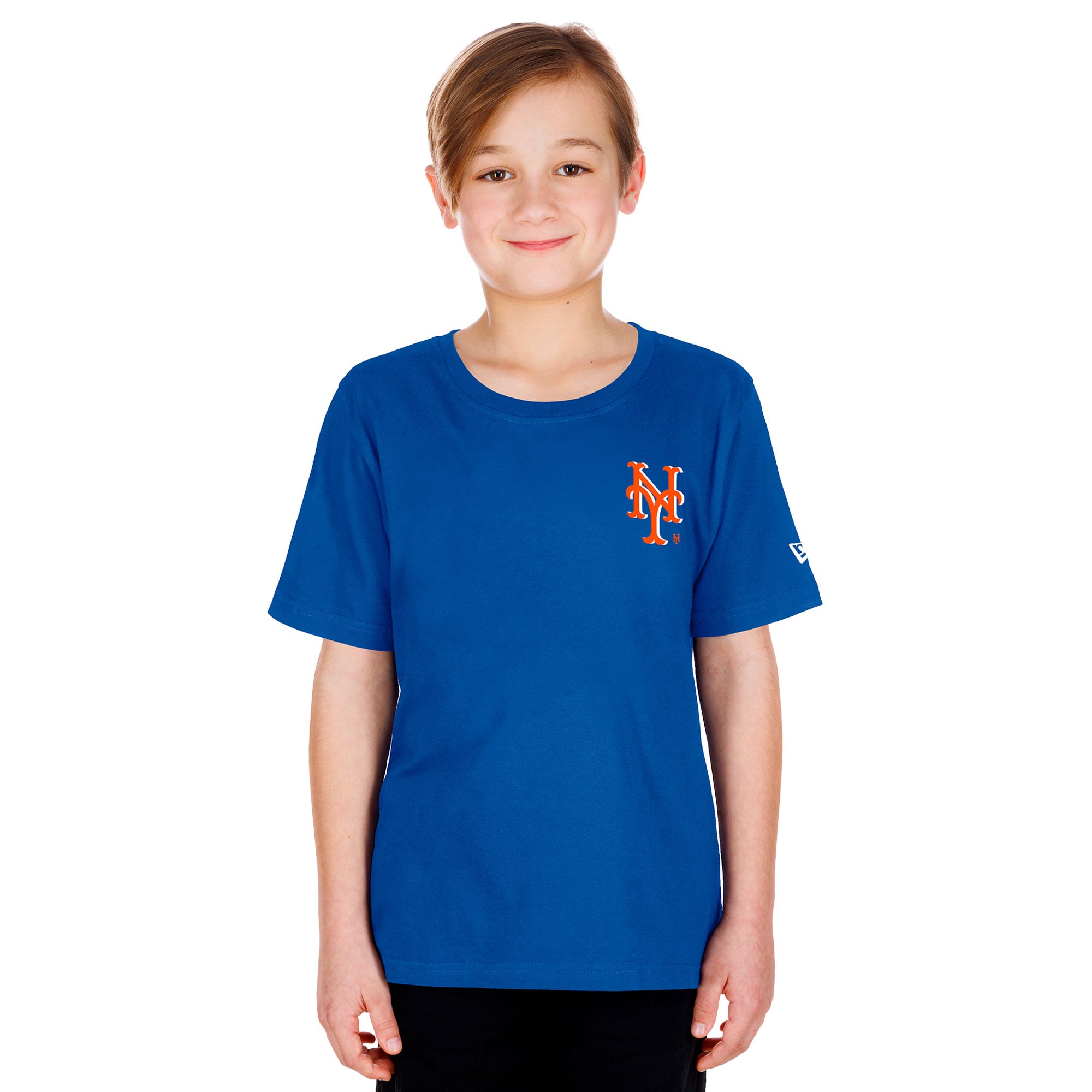 T-shirt New Era Royal York Mets pour jeunes avec logo dessin animé