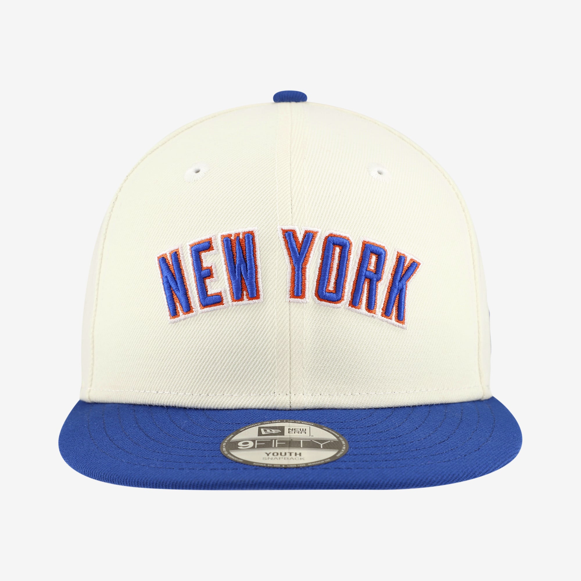 Youth New Era  White New York Mets Two-Tone 9FIFTY Snapback Hat