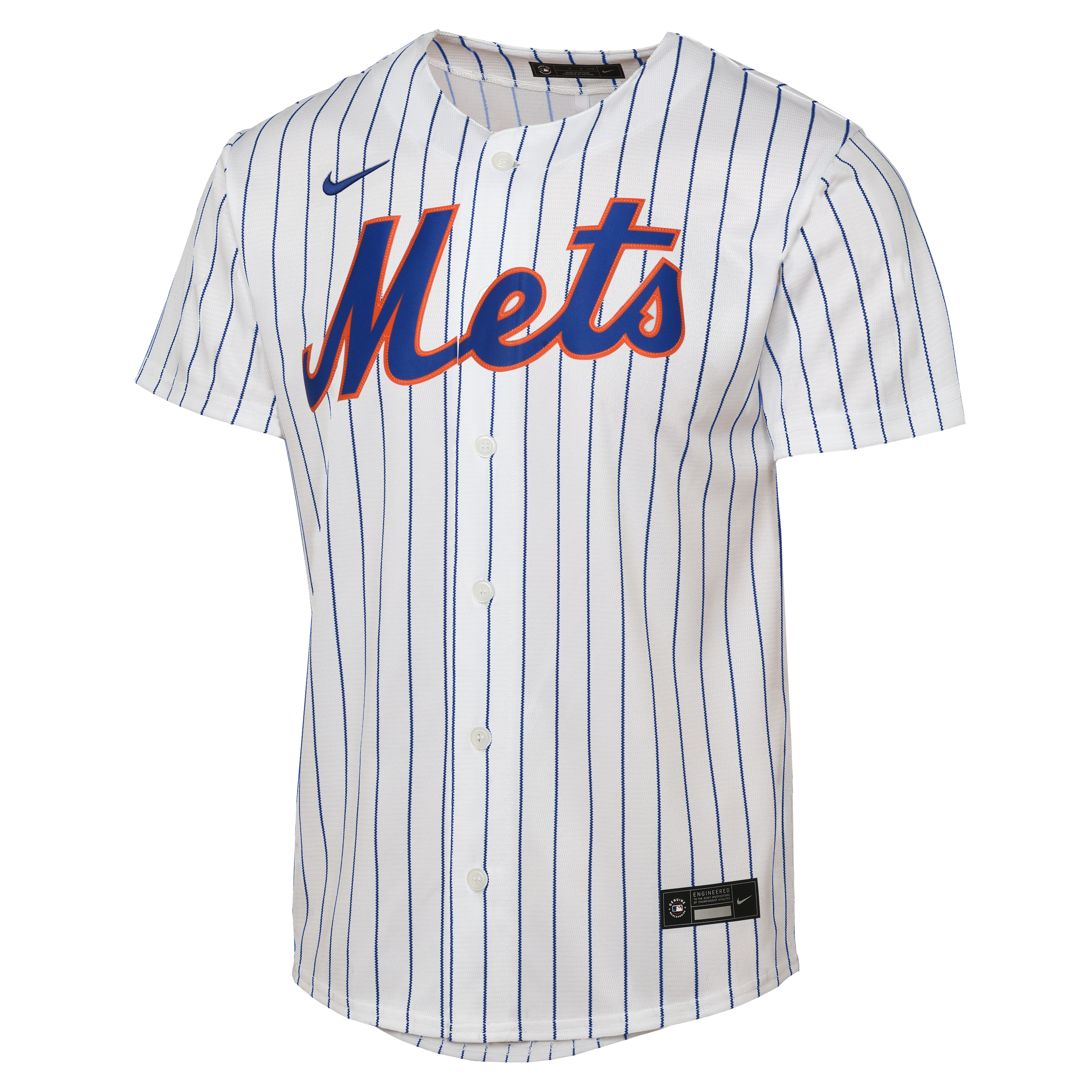 Maillot réplique domicile Nike Carson Benge blanc des Mets de New York pour jeunes