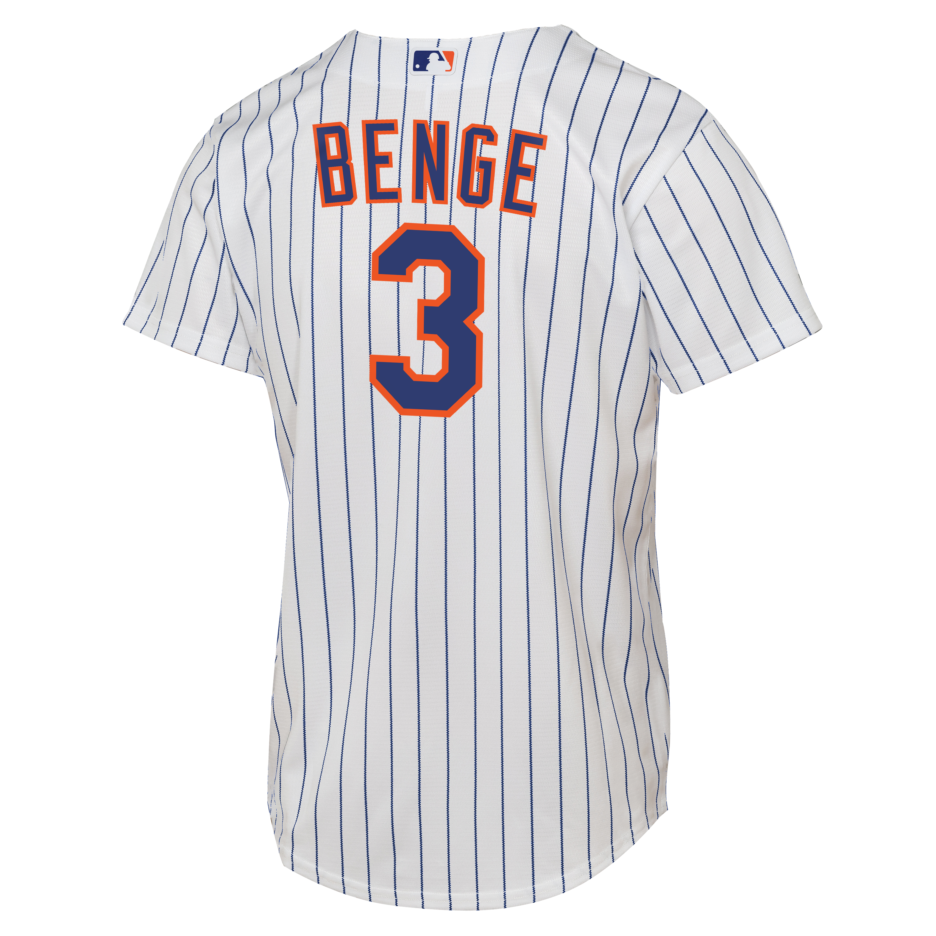 Maillot réplique domicile Nike Carson Benge blanc des Mets de New York pour jeunes