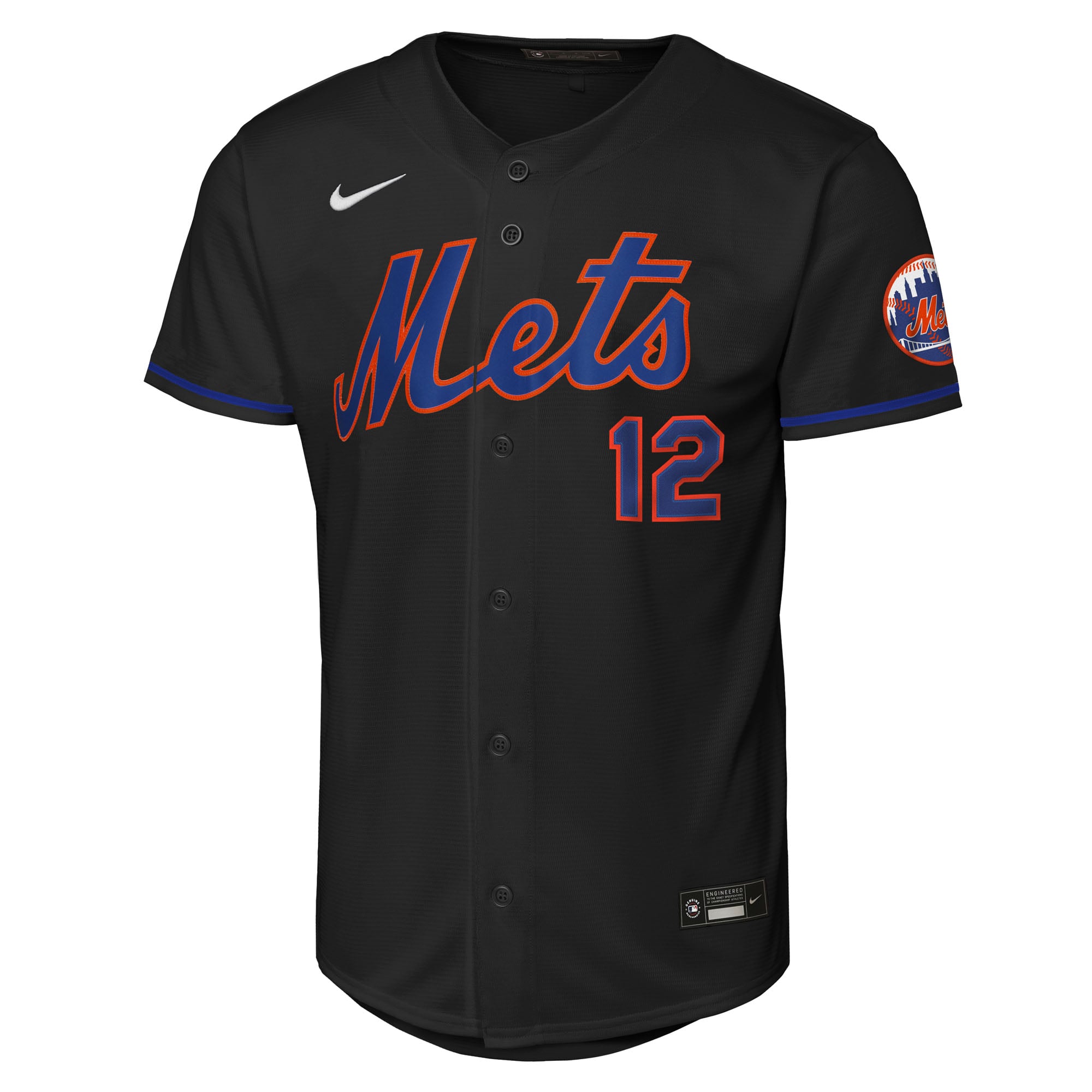 Maillot alternatif Nike Francisco Lindor Royal des Mets de New York pour jeunes