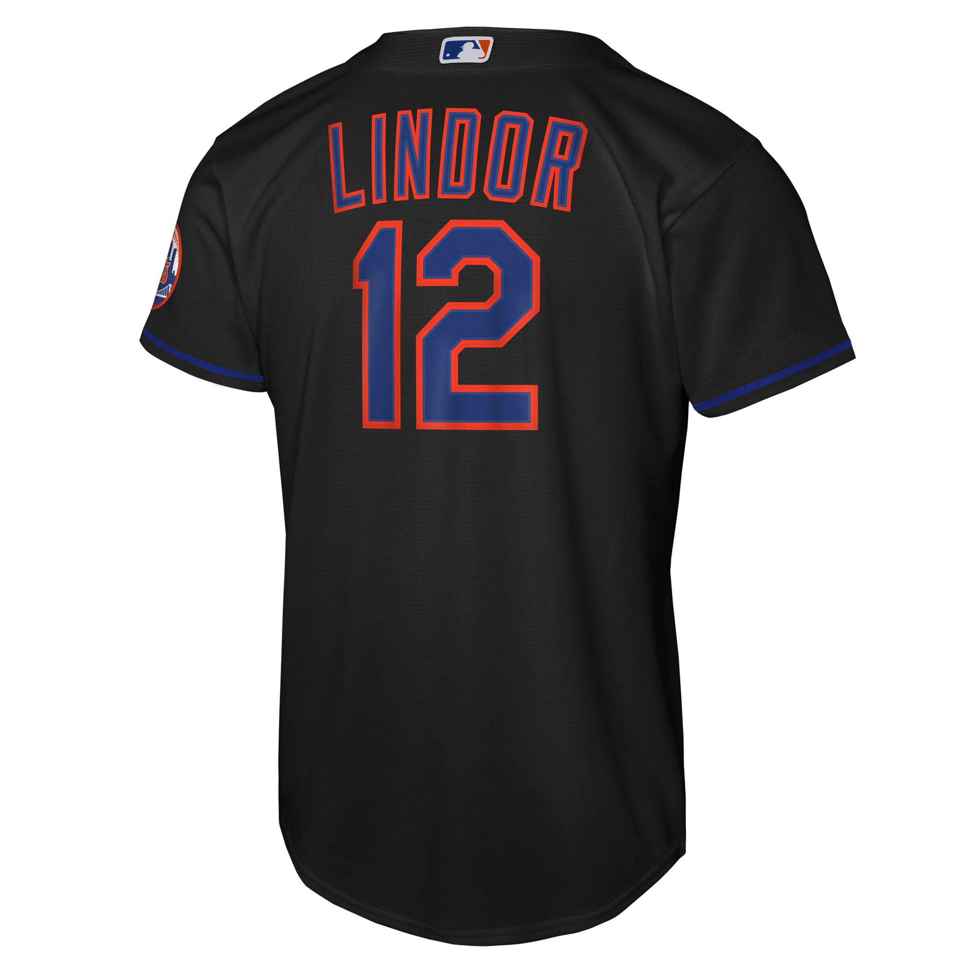 Maillot alternatif Nike Francisco Lindor Royal des Mets de New York pour jeunes