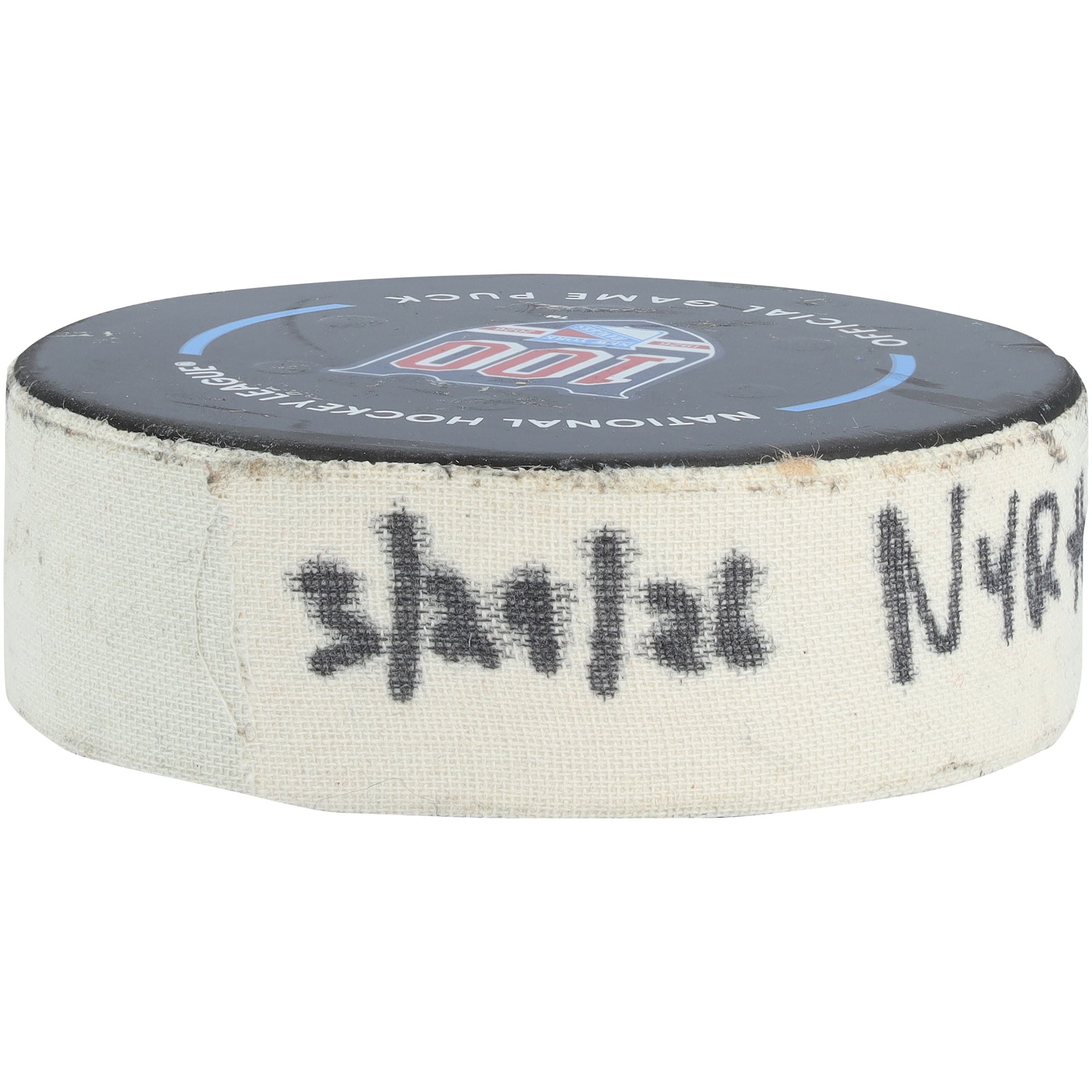 Adam Sýkora New York Rangers Game-Used Goal Puck from March 29, 2026 vs. Florida Panthers