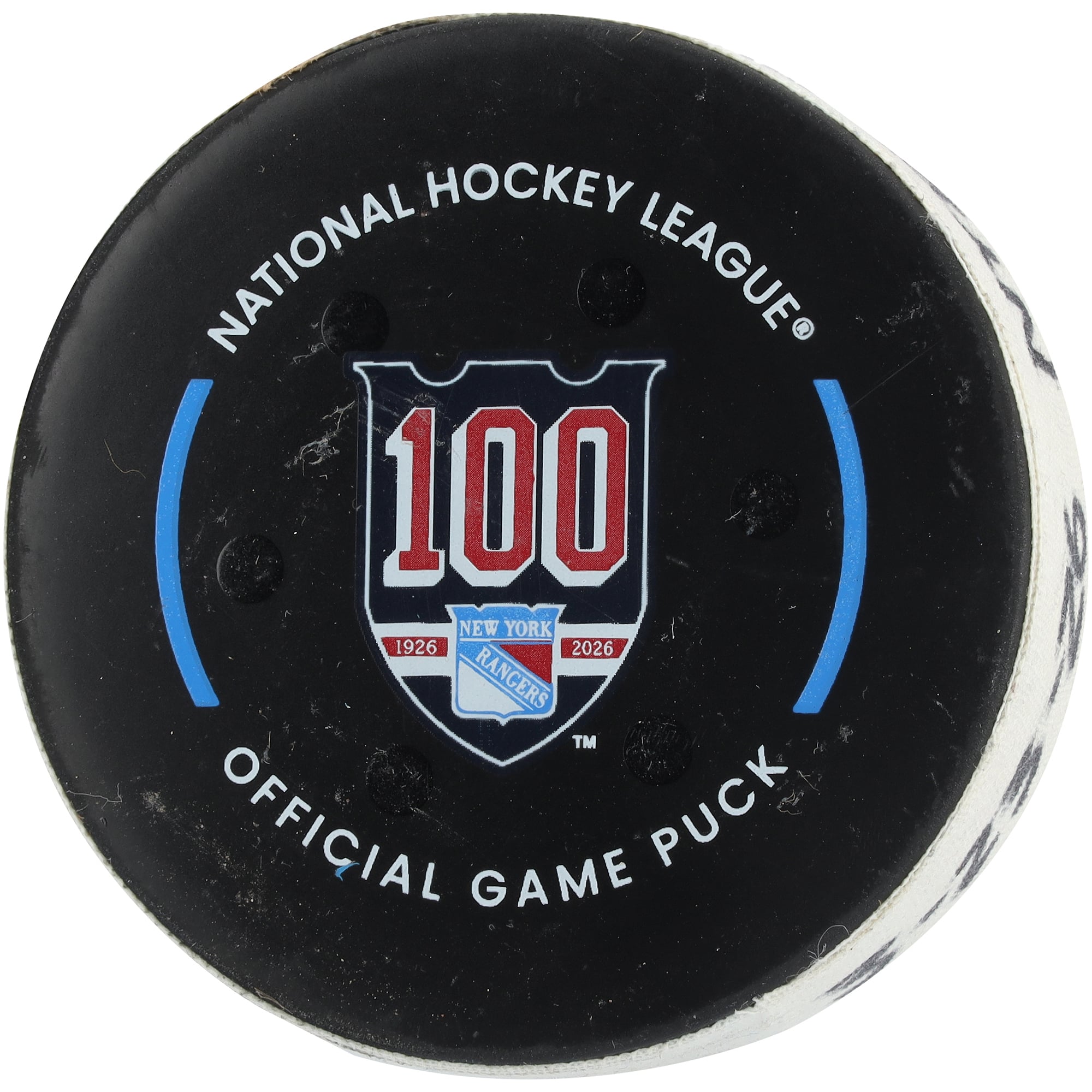 Conor Sheary New York Rangers Game-Used Goal Puck from March 23, 2026 vs. Ottawa Senators