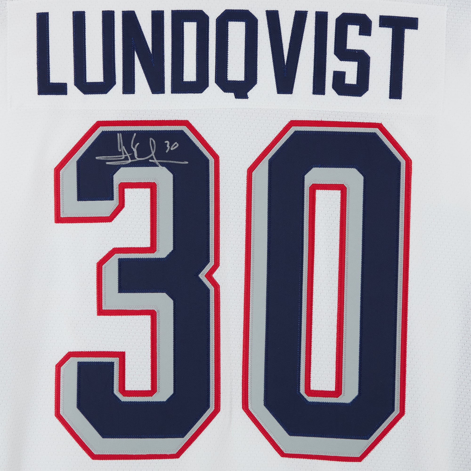 Henrik Lundqvist New York Rangers Autographed Mitchell & Ness 2014 Stadium Series Replica Jersey