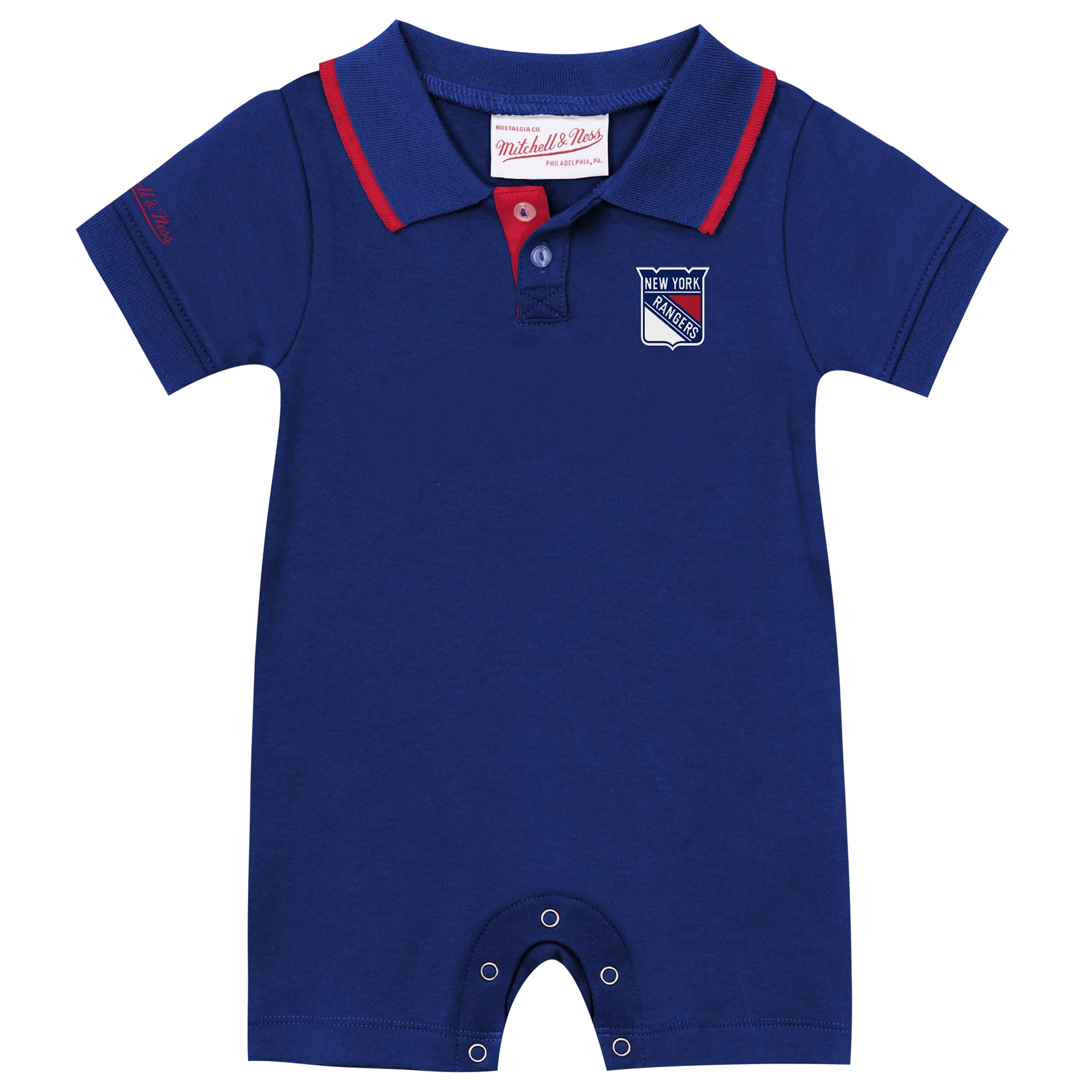 barboteuse de rugby rétro Mark Messier bleu New York Rangers pour bébé, Mitchell & Ness