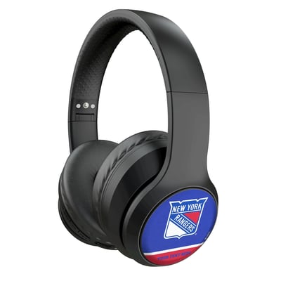 New York Rangers Keyscaper Personalized Solid Wireless Bluetooth Headphones With Case