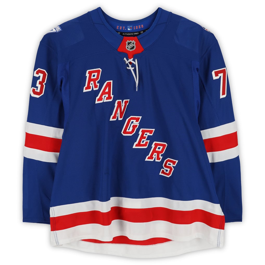 Matt Rempe New York Rangers Fanatics Authentic Game-Used #70 Blue Set 2 Jersey from the 2025-26 NHL Season