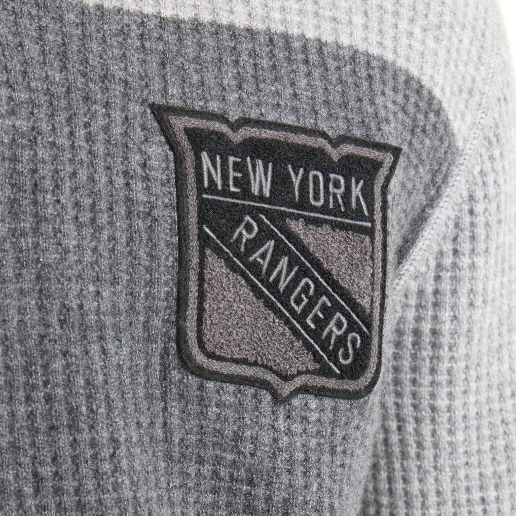 Pull de rugby en cachemire gris chiné Todd Snyder des Rangers de New York pour homme par Fanatics Athletic