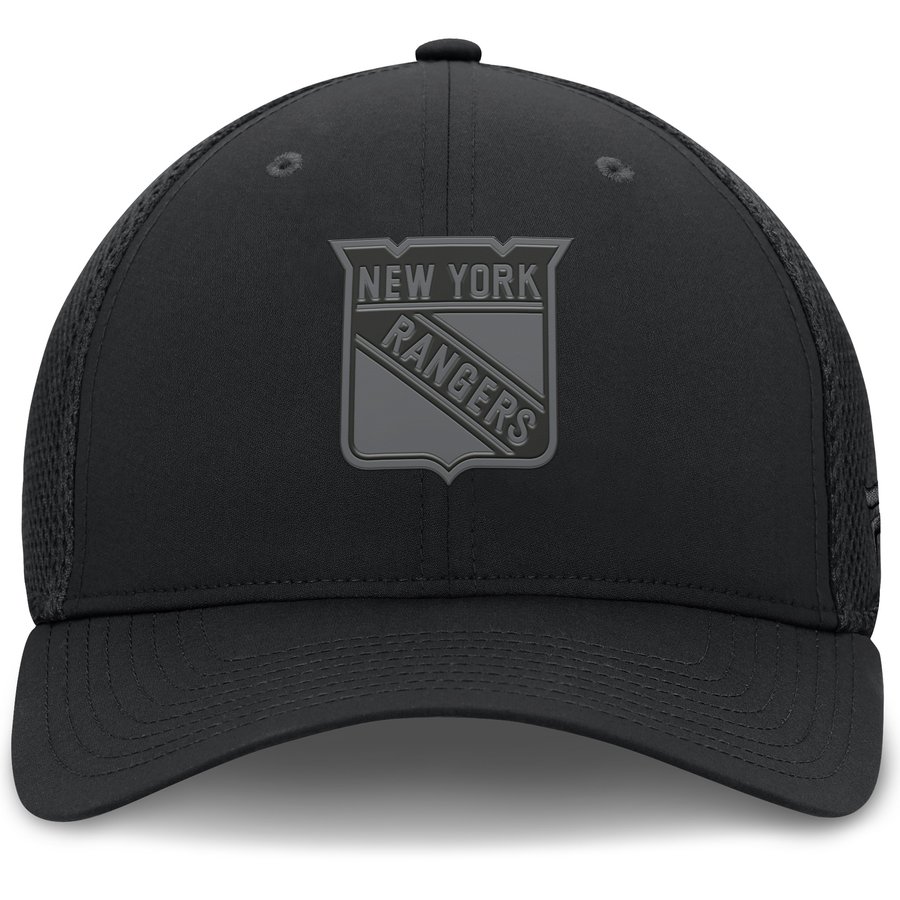Road Ranger Logo Men's Fanatics Navy New York Rangers Authentic Pro