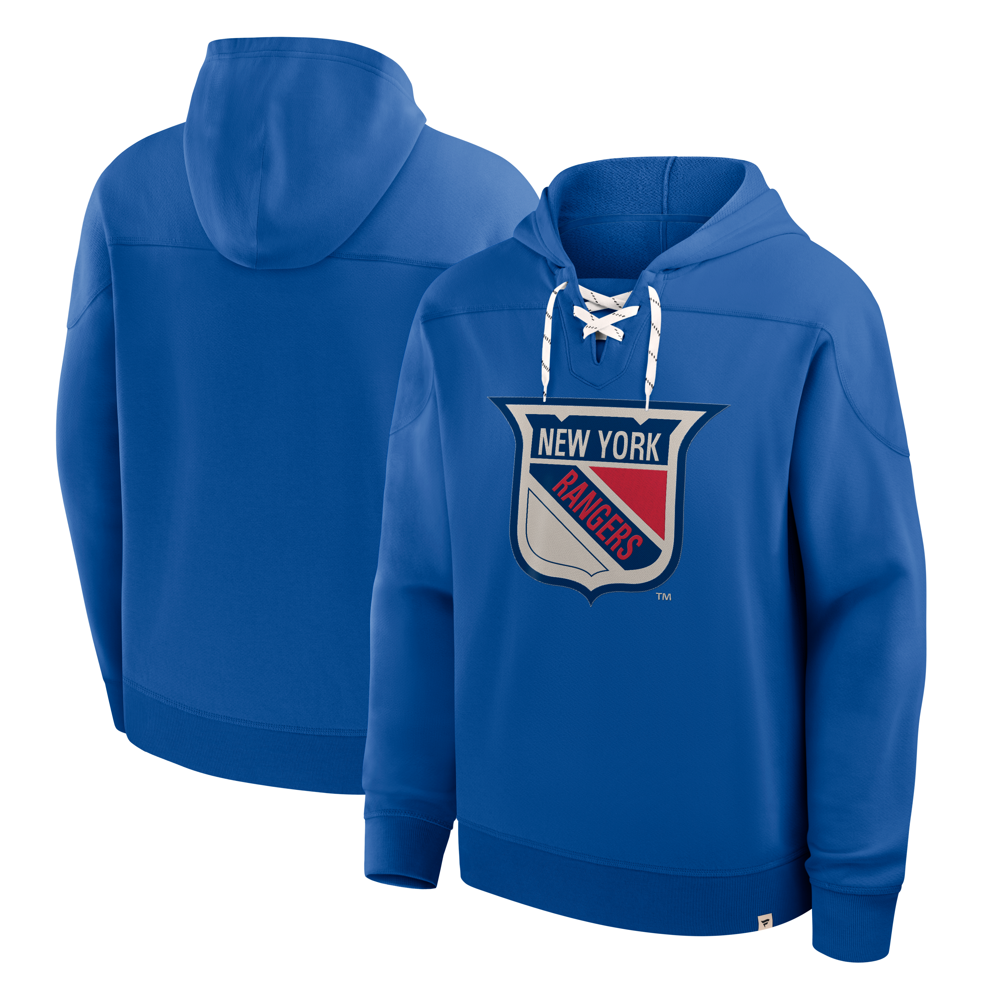 Sweat à capuche en molleton bleu New York Rangers pour homme (Fanatics)