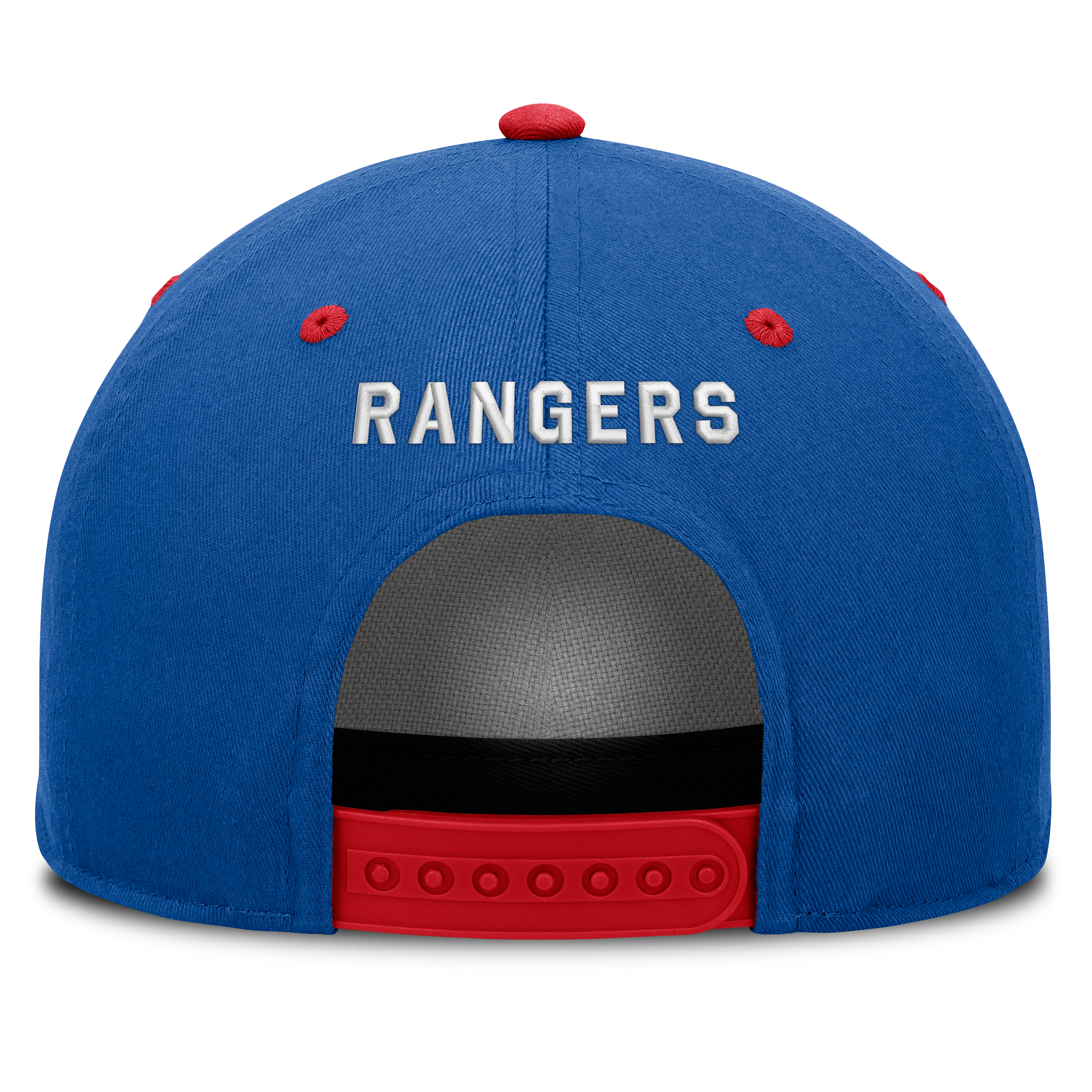 Men's Fanatics Blue/Red New York Rangers Fundamental Power Play A-Frame Adjustable Hat
