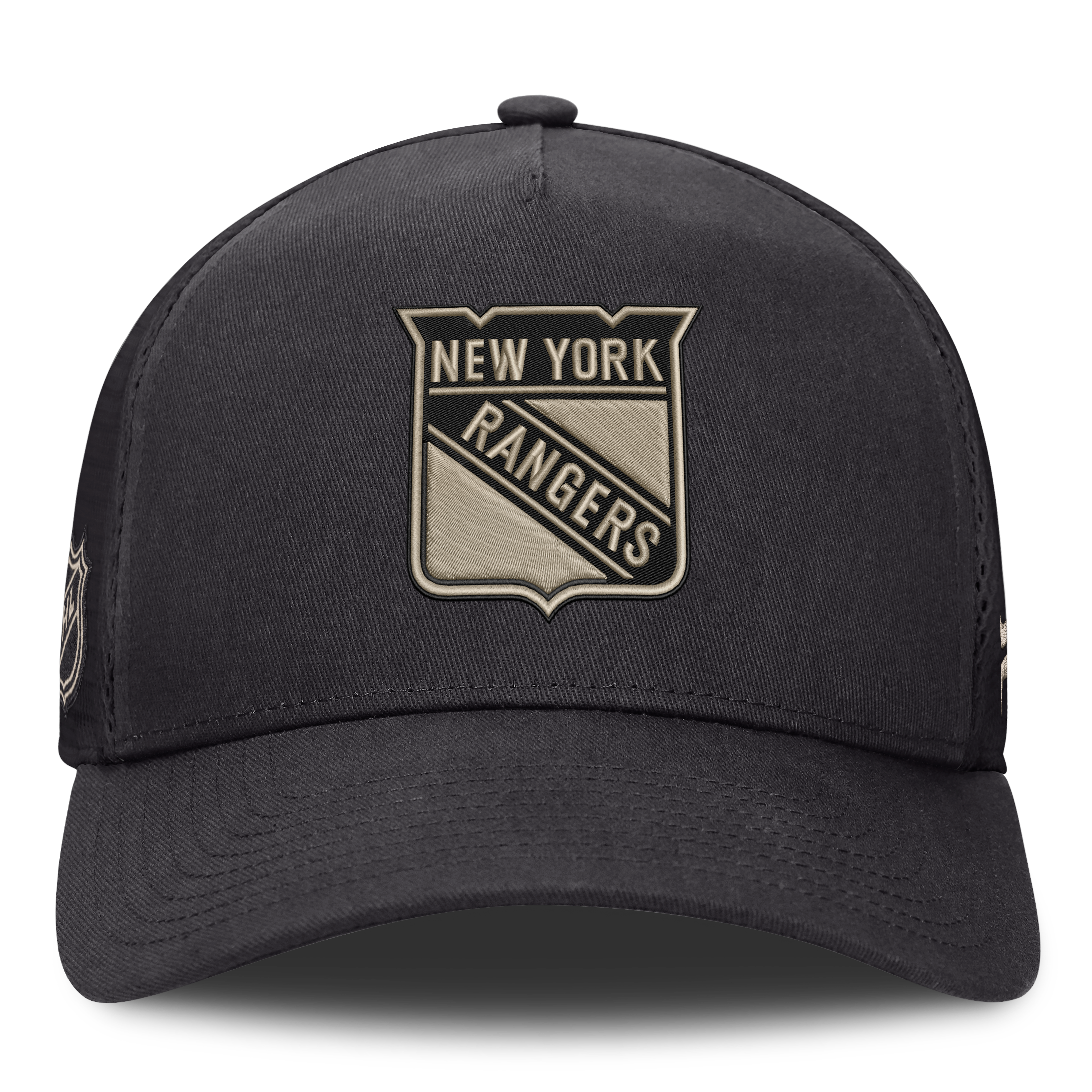 Casquette Fanatics Charcoal New York Rangers Route Soft Wash à dos en maille A pour homme