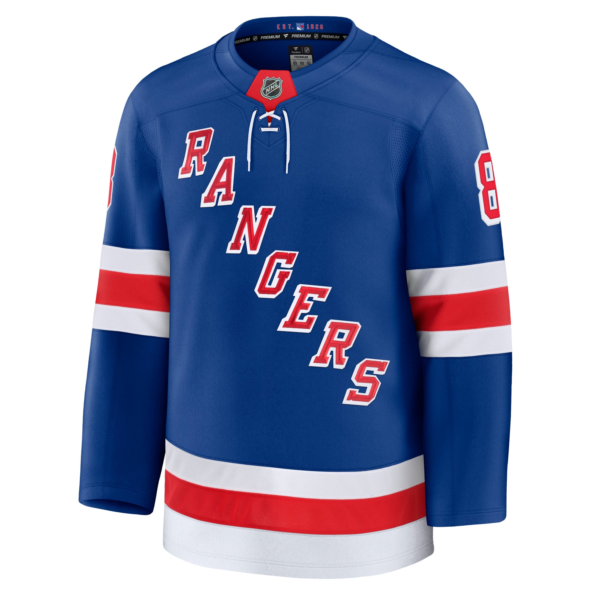 Maillot domicile premium bleu des Rangers de New York J.T. Miller (Fanatics) pour homme