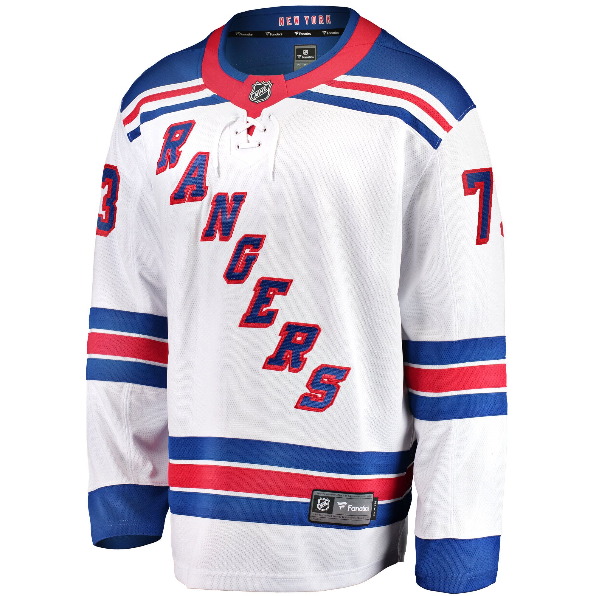 Maillot extérieur blanc Matt Rempe des Rangers de New York pour homme (Fanatics).