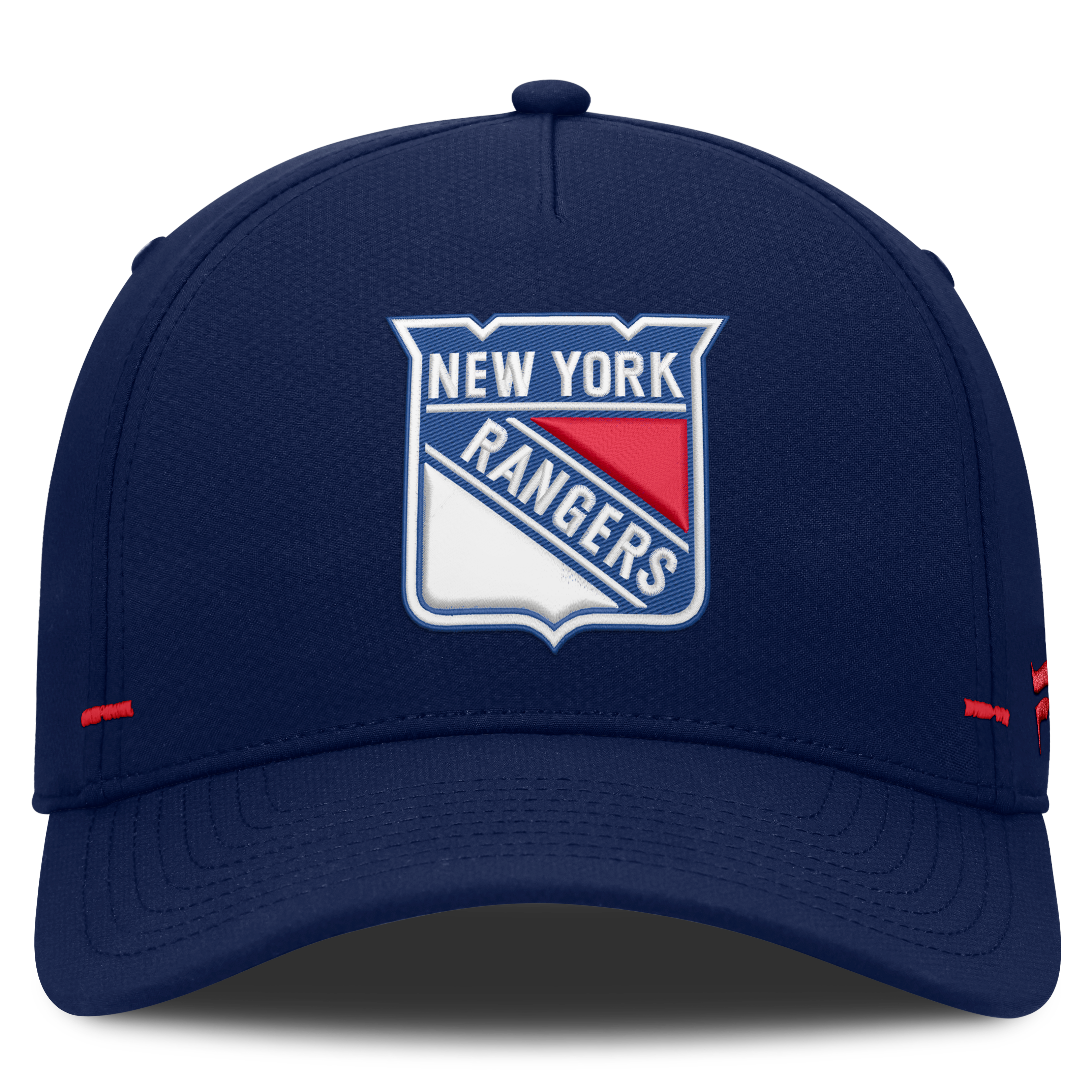 Men's Fanatics Navy New York Rangers Authentic Pro Rink Bar Tacks A-Frame Adjustable Hat