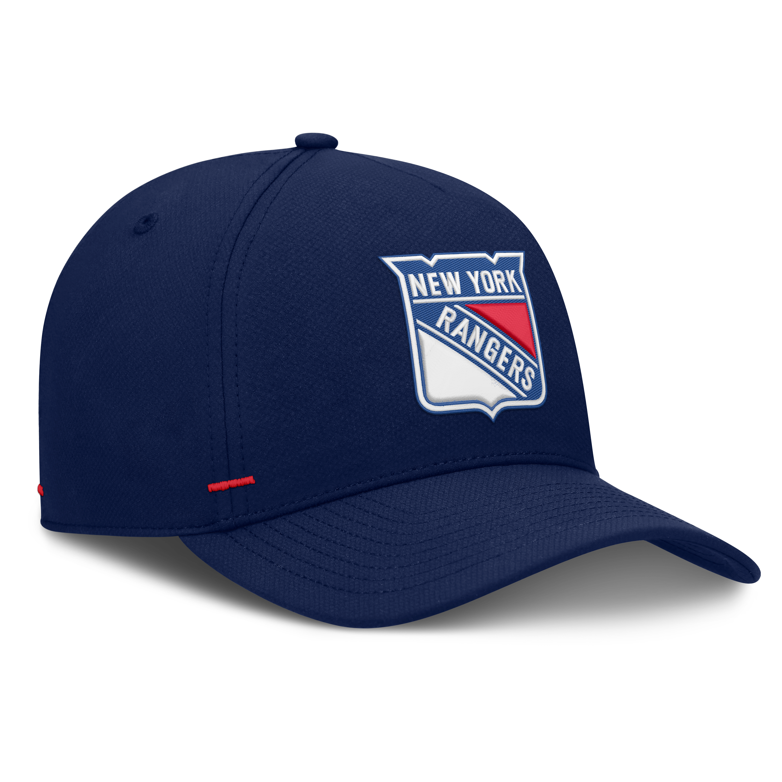 Men's Fanatics Navy New York Rangers Authentic Pro Rink Bar Tacks A-Frame Adjustable Hat