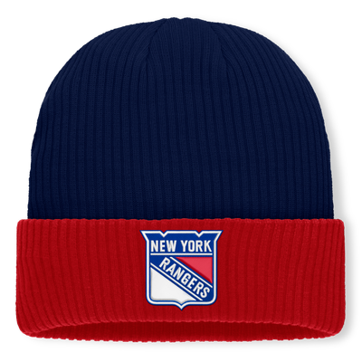 Bonnet à revers New York Rangers Fanatics Authentic Pro Rink - Bleu marine
