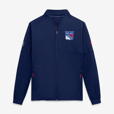Veste polaire zippée New York Rangers Fanatics Authentic Pro Rink Fleece - Bleu marine