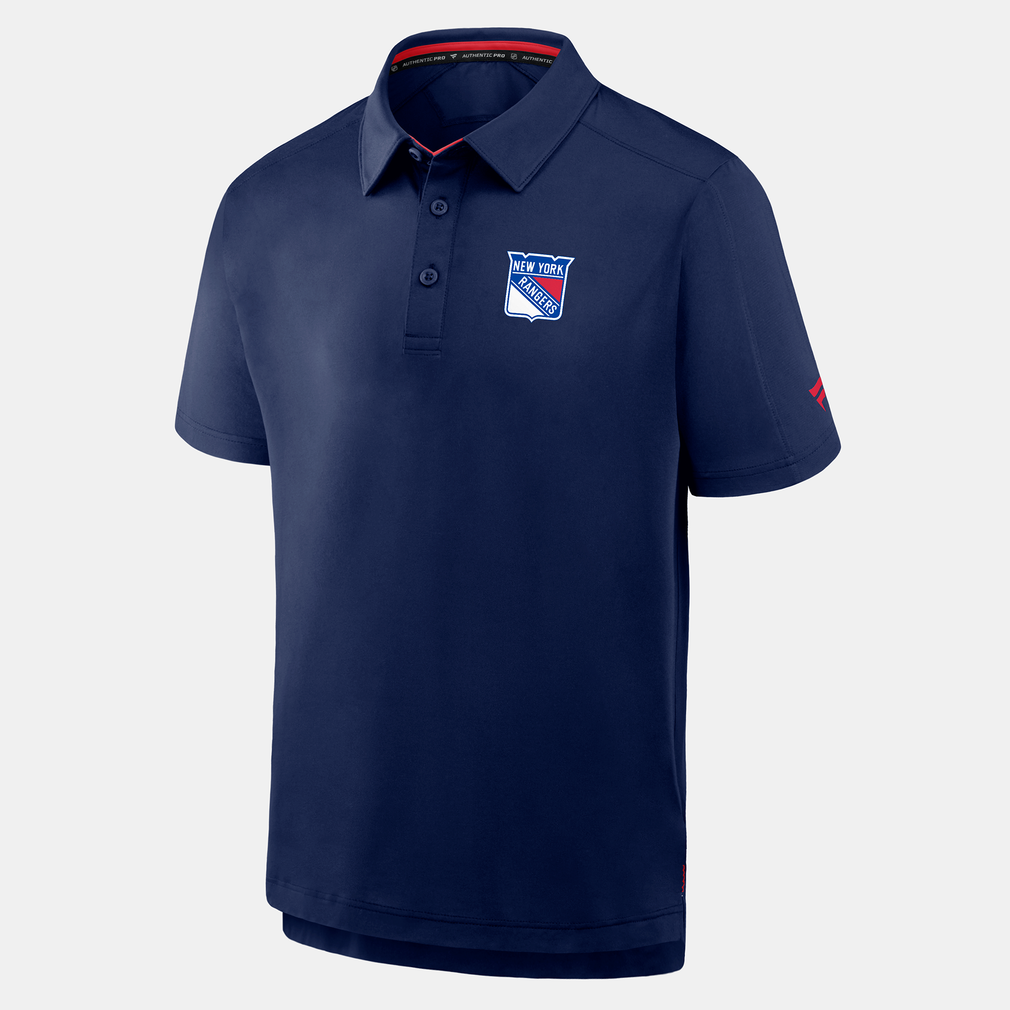 Men's Fanatics Navy New York Rangers Authentic Pro Rink Polo