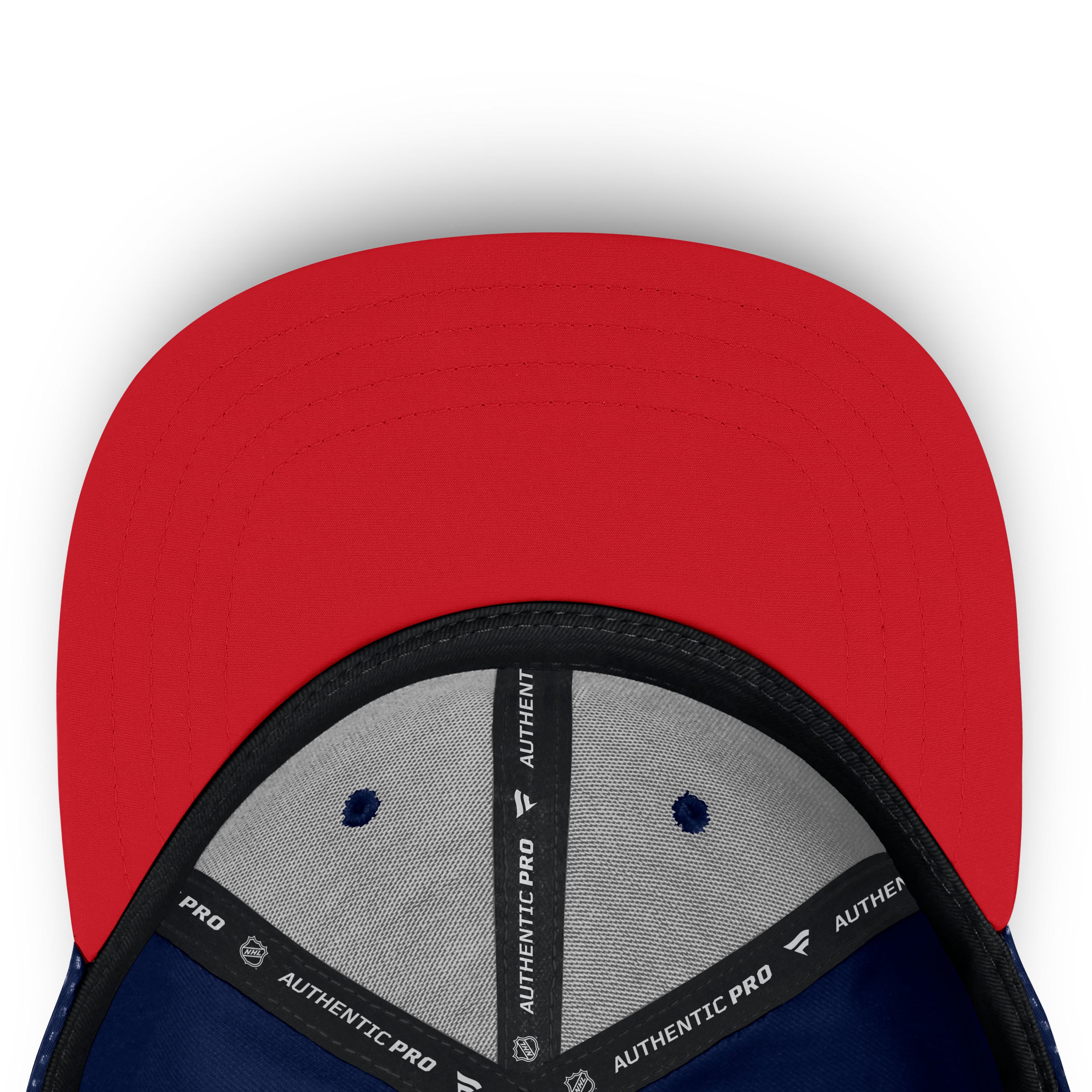Casquette à visière carrée authentique New York Rangers bleu marine pour homme (Fanatics)