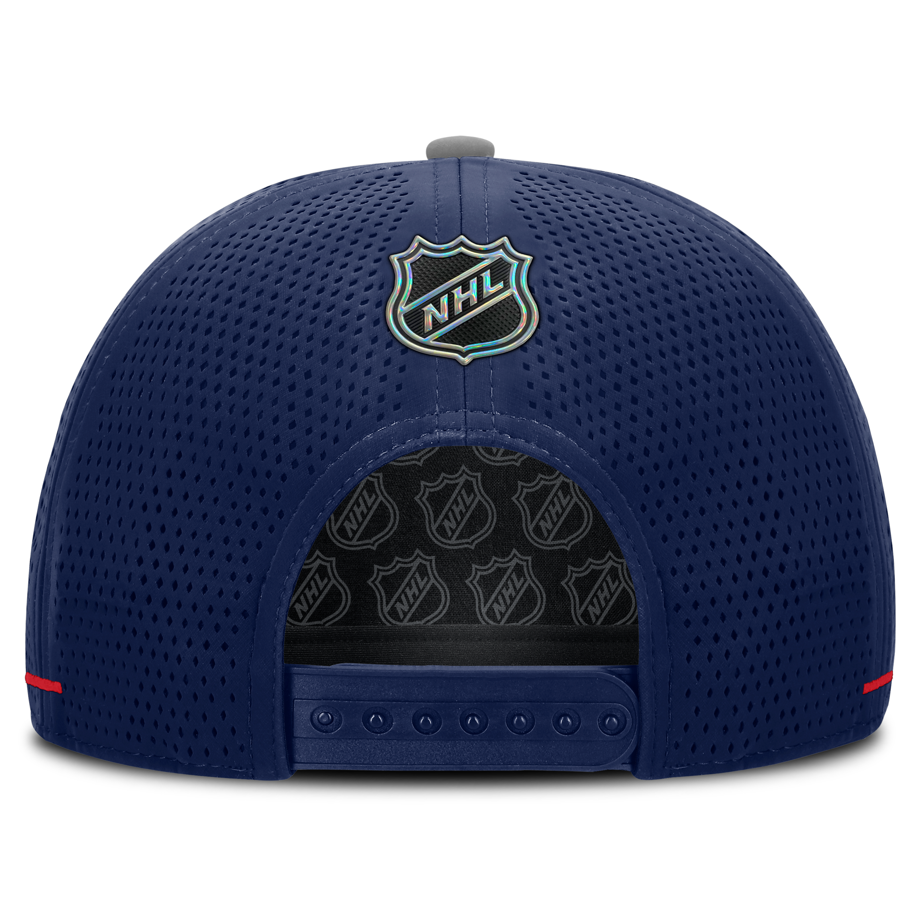 Men's Fanatics Navy New York Rangers Authentic Pro Rink Vented A-Frame Adjustable Hat