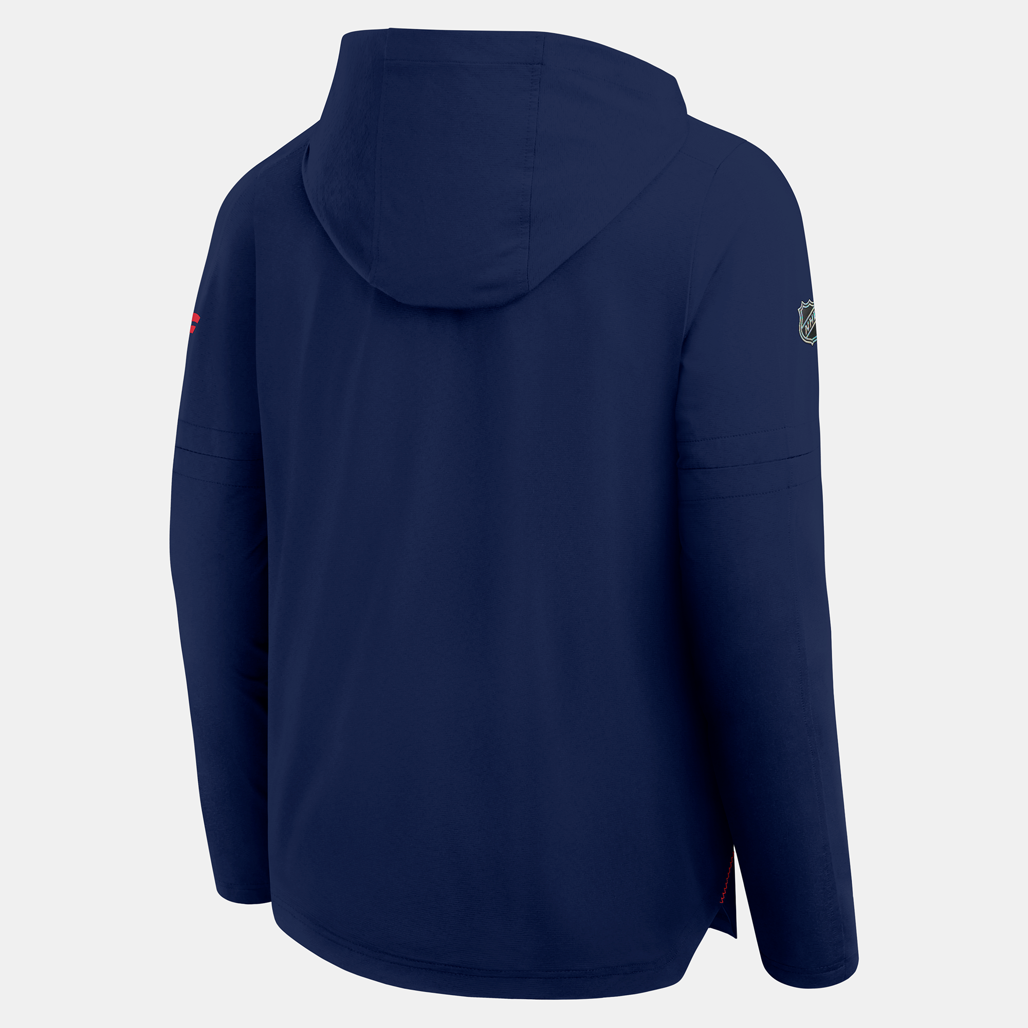 Sweat à capuche léger Fanatics Navy New York Rangers Authentic Pro Train pour homme