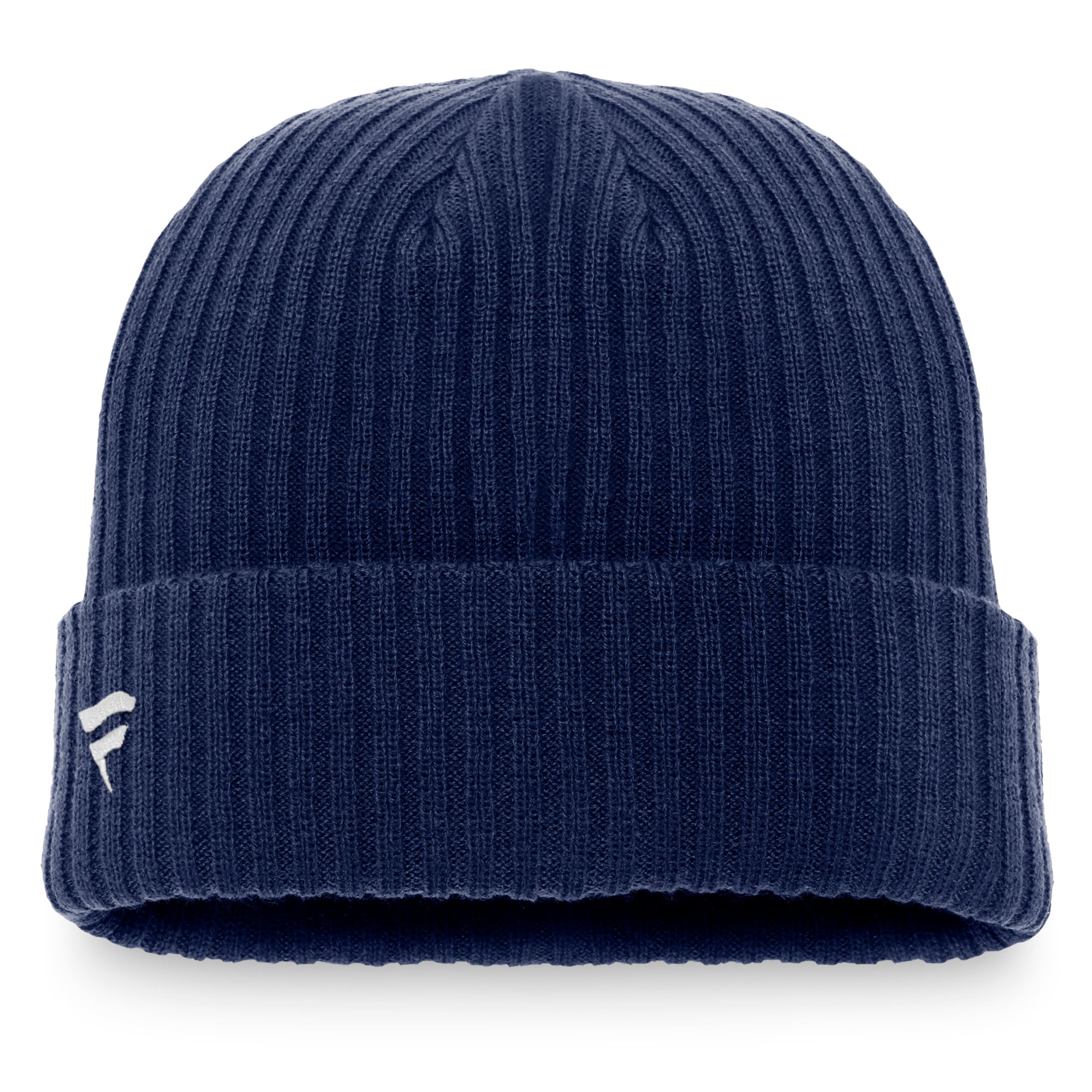 Bonnet en tricot à revers avec logo principal Fanatics Navy New York Rangers Core pour hommes