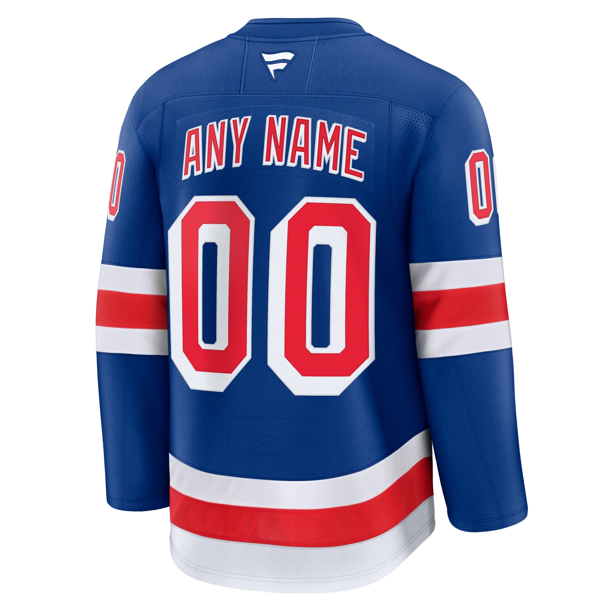 Men's Fanatics Royal New York Rangers Home Premium Custom Jersey