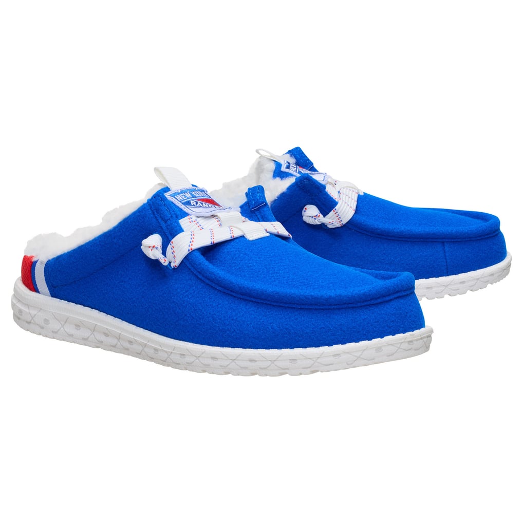 Men's New York Rangers Hey Dude Blue Wally Casual Slip-On Shoes