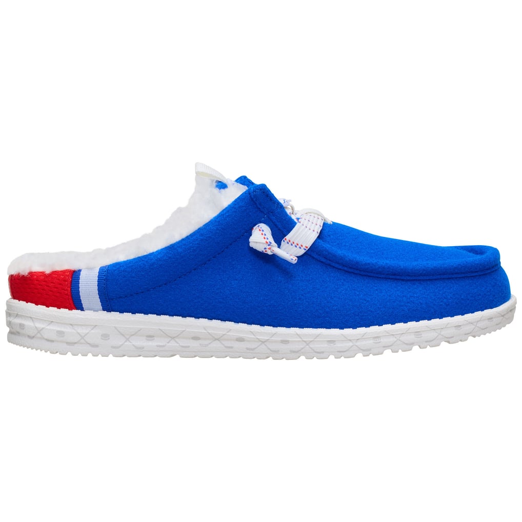 Men's New York Rangers Hey Dude Blue Wally Casual Slip-On Shoes