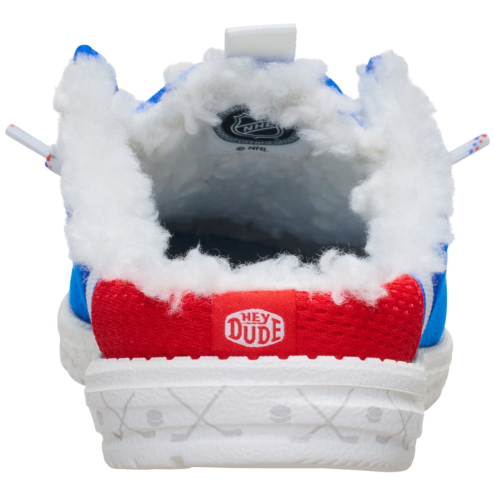 Men's New York Rangers Hey Dude Blue Wally Casual Slip-On Shoes