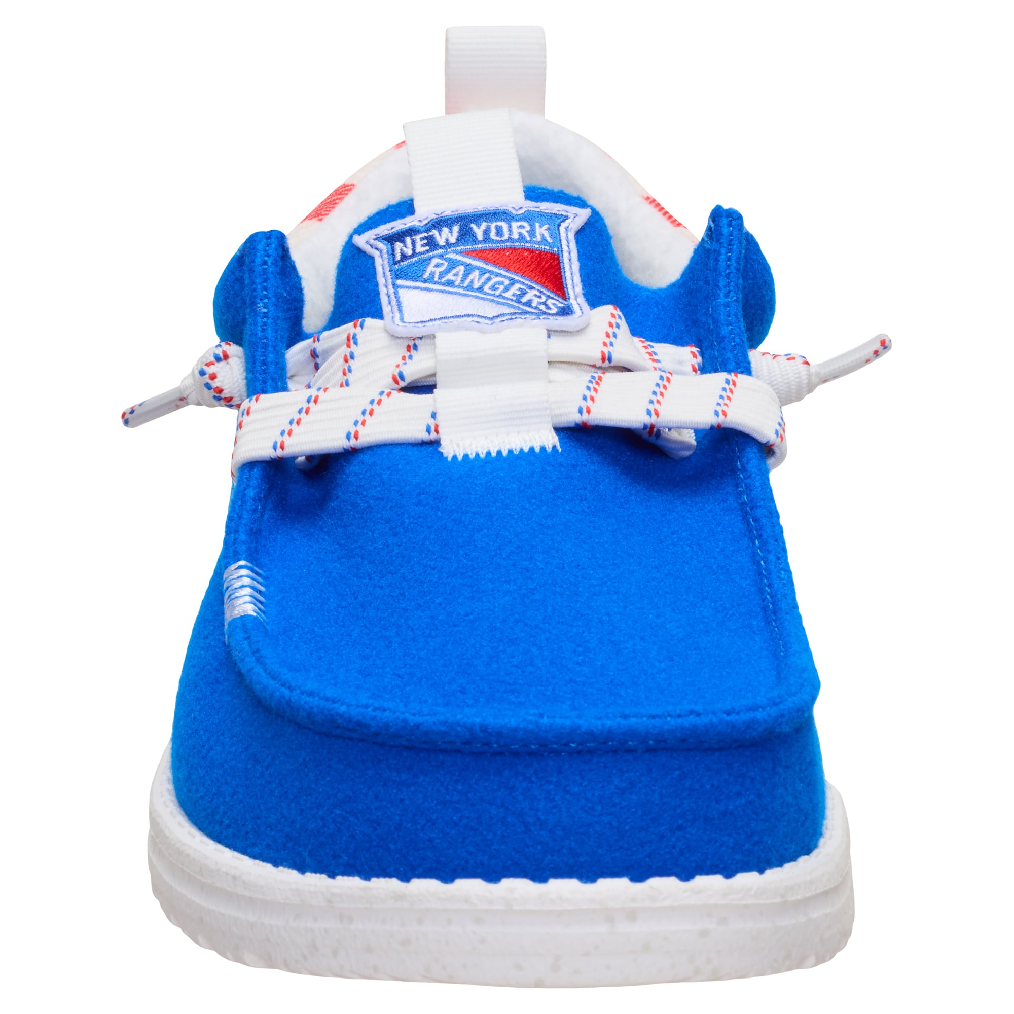 Chaussures décontractées à enfiler pour hommes Hey Dude Blue New York Rangers Wally Funk