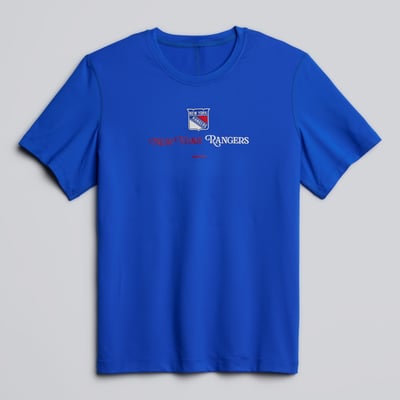 Men's New York Rangers lululemon Blazer Blue Tone Soft Jersey T-Shirt