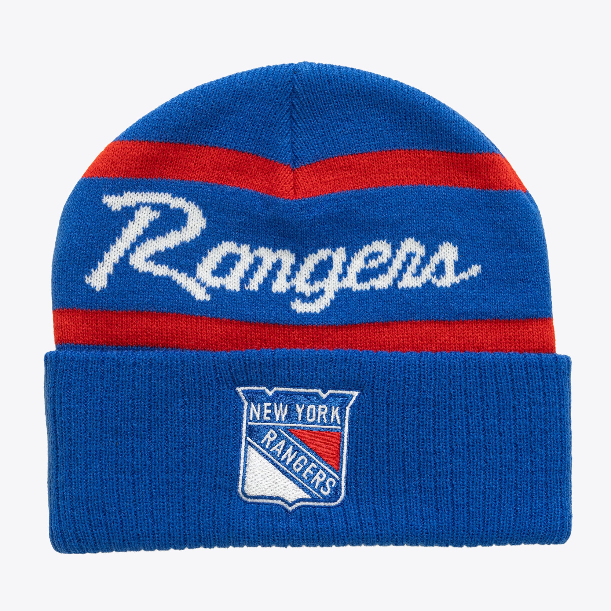 Bonnet à revers Mitchell & Ness bleu pour homme