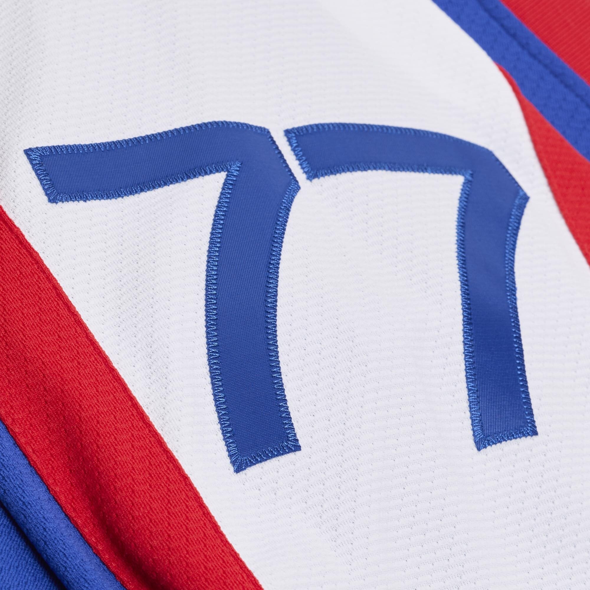 Maillot de jeu puissance Mitchell & Ness Phil Esposito bleu des Rangers New York 1977/78 pour homme