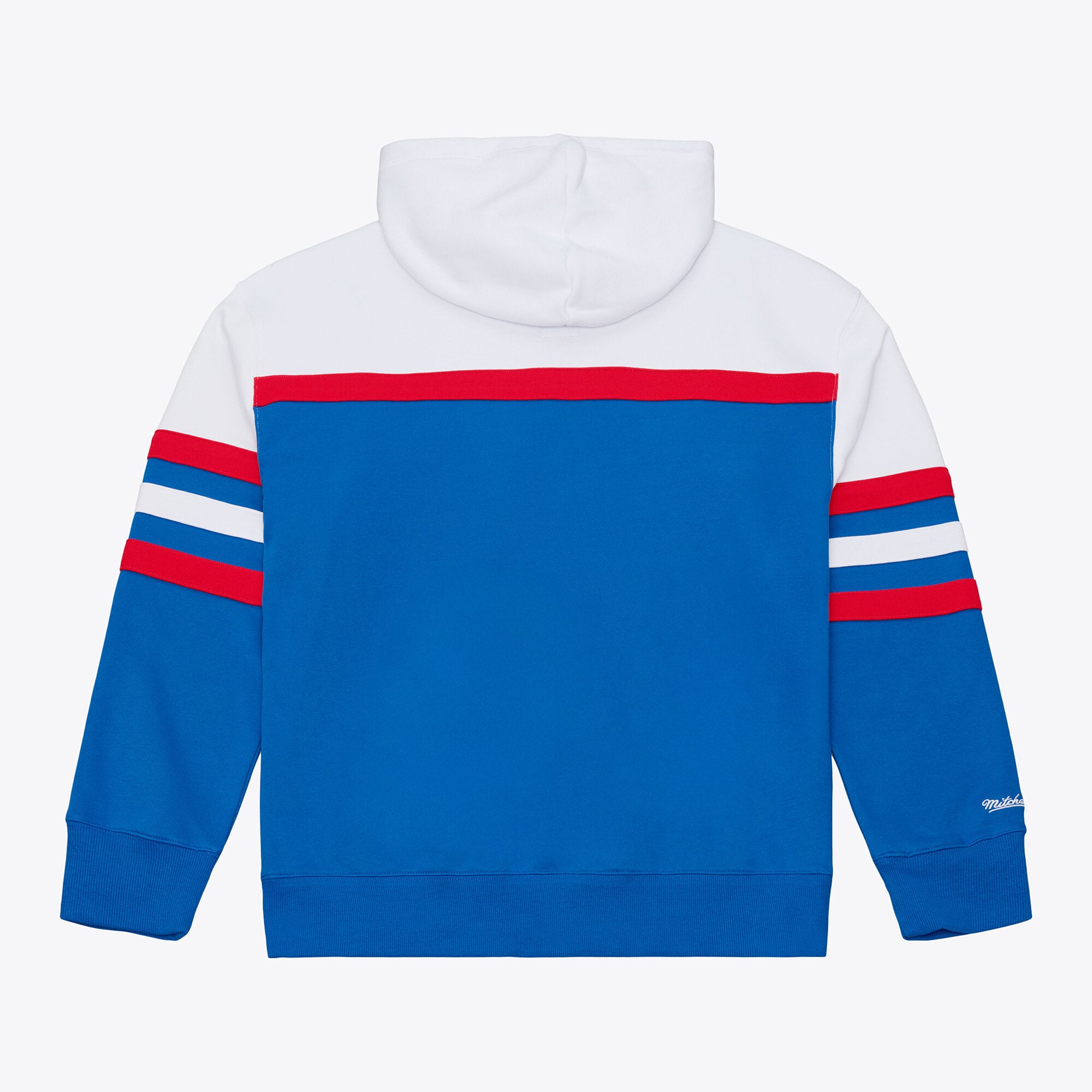Men's Mitchell & Ness Royal New York Rangers Head Coach Hoodie